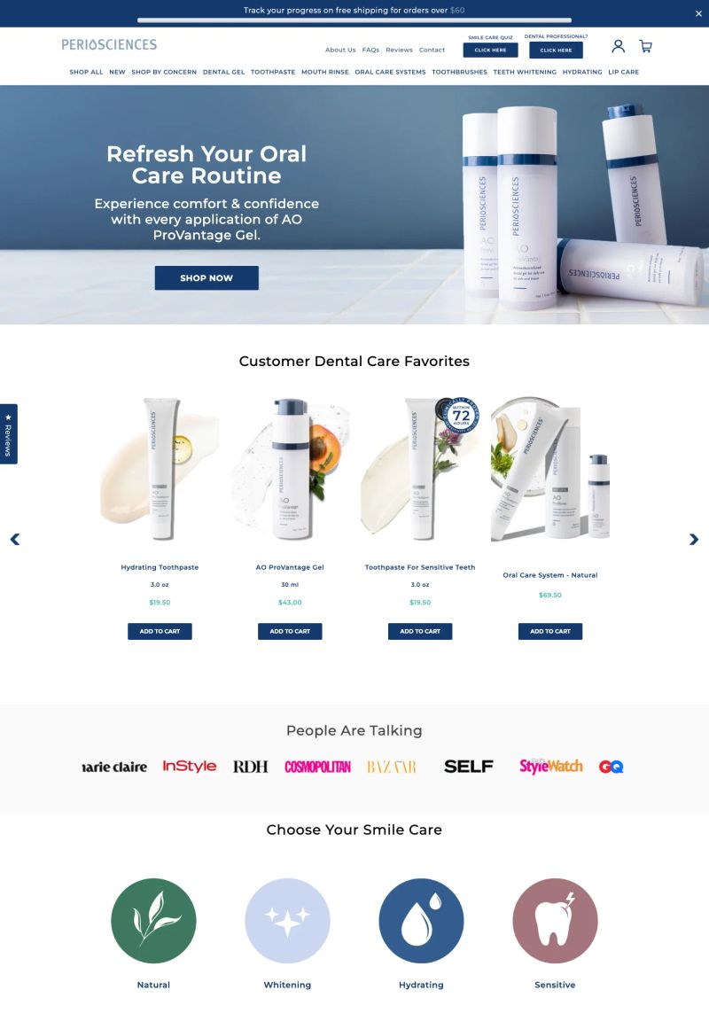 Perio Sciences screenshot