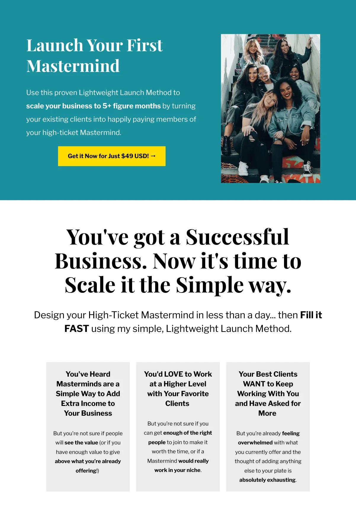 Launch Your First Mastermind screenshot