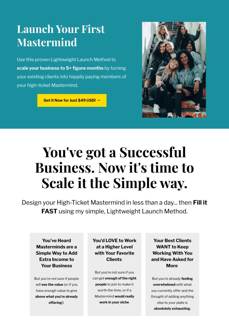 Launch Your First Mastermind screenshot