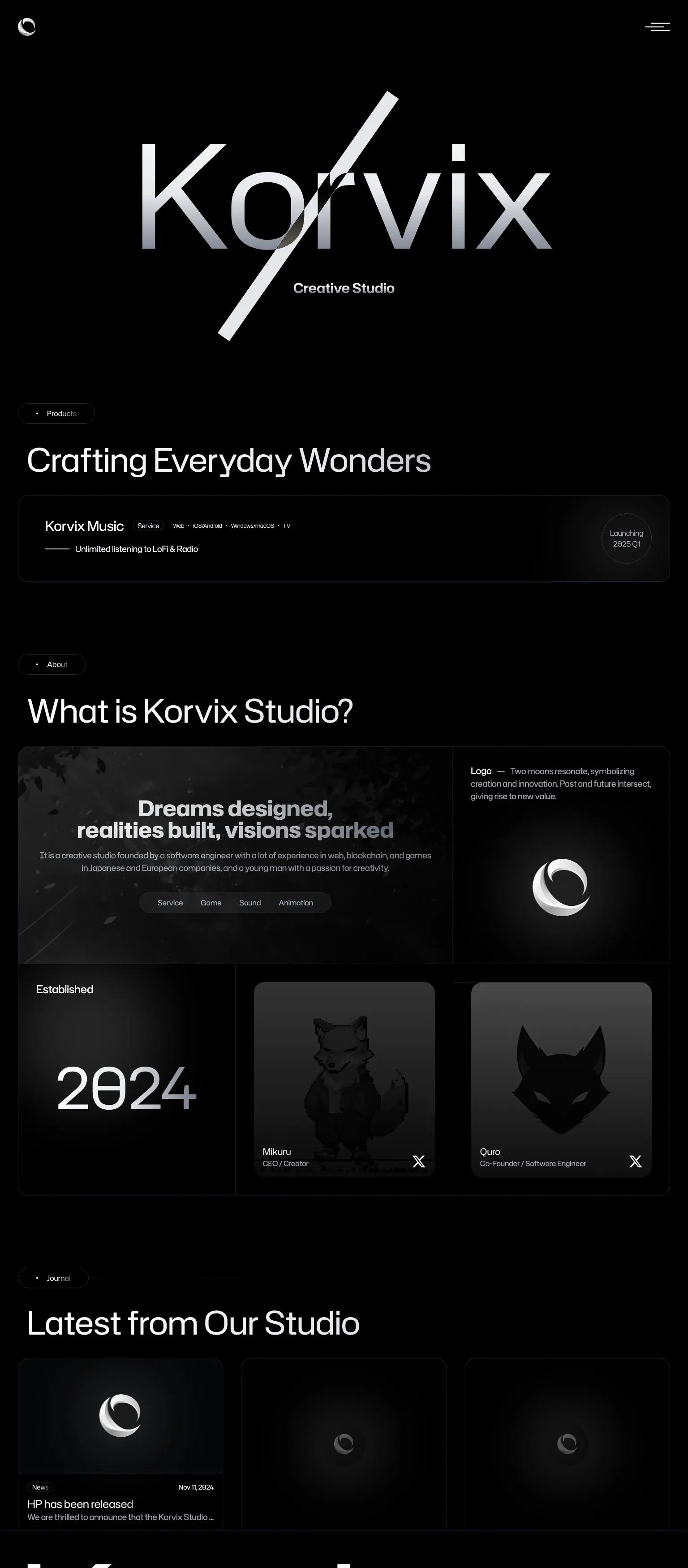 Korvix Studio screenshot