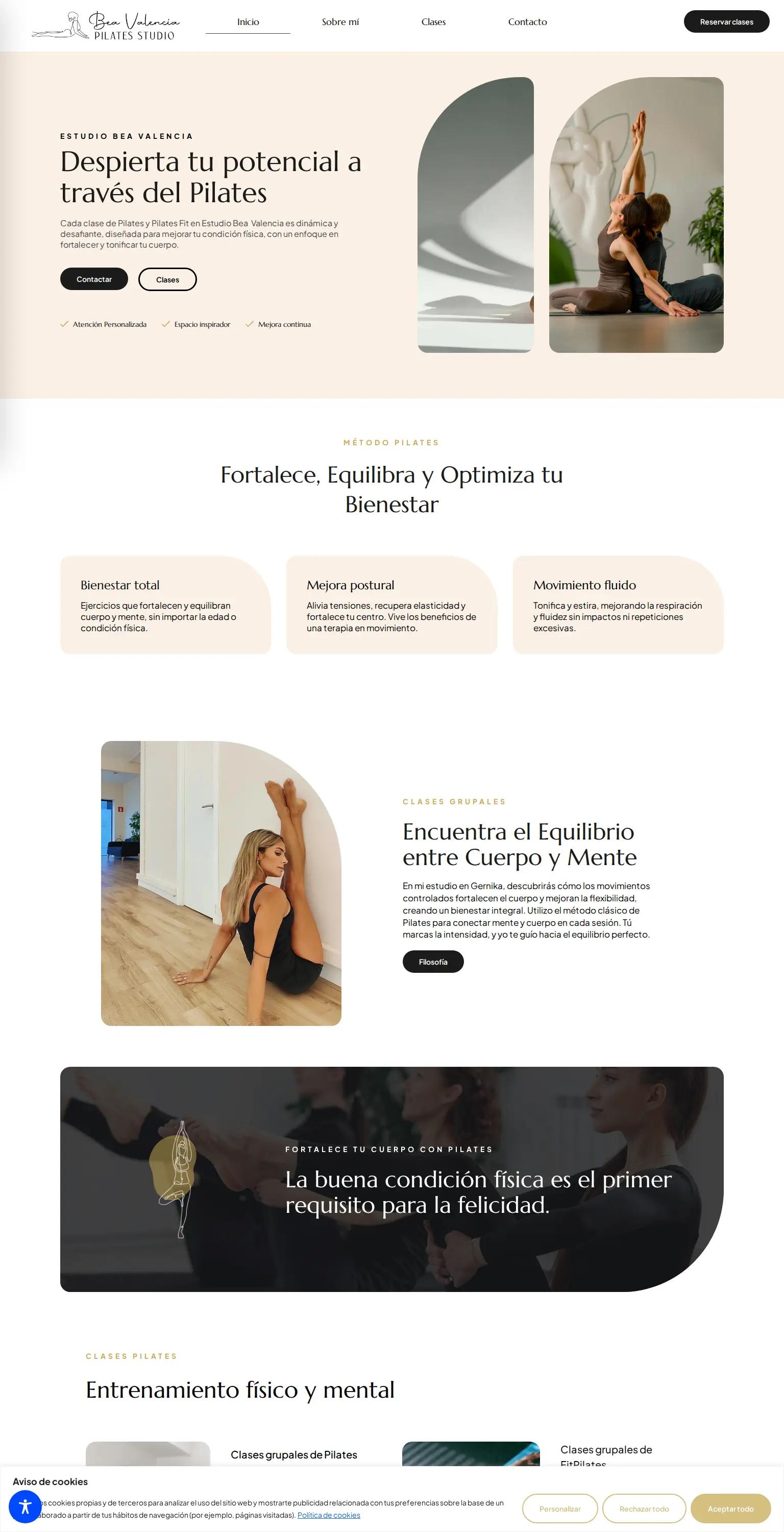 Estudio de Pilates Bea Valencia screenshot