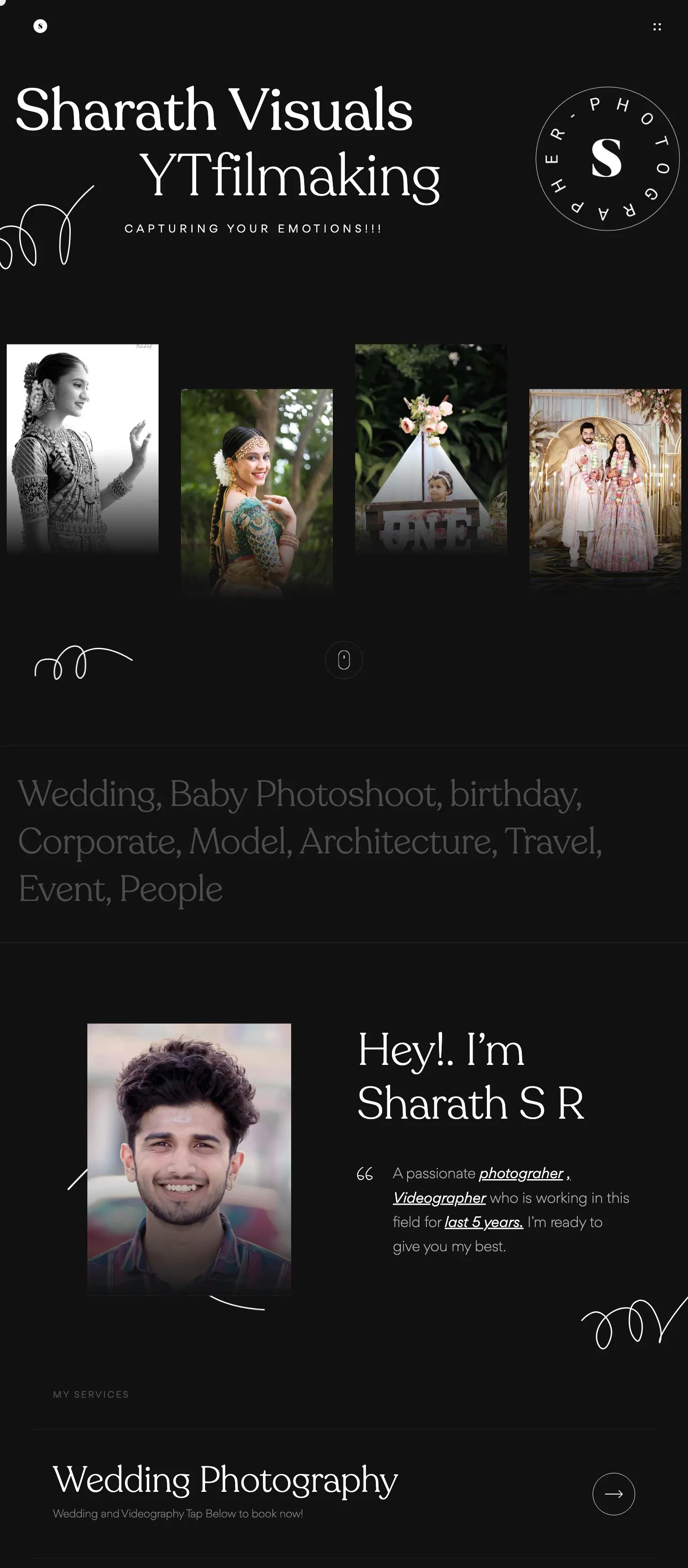 Sharath Visuals screenshot
