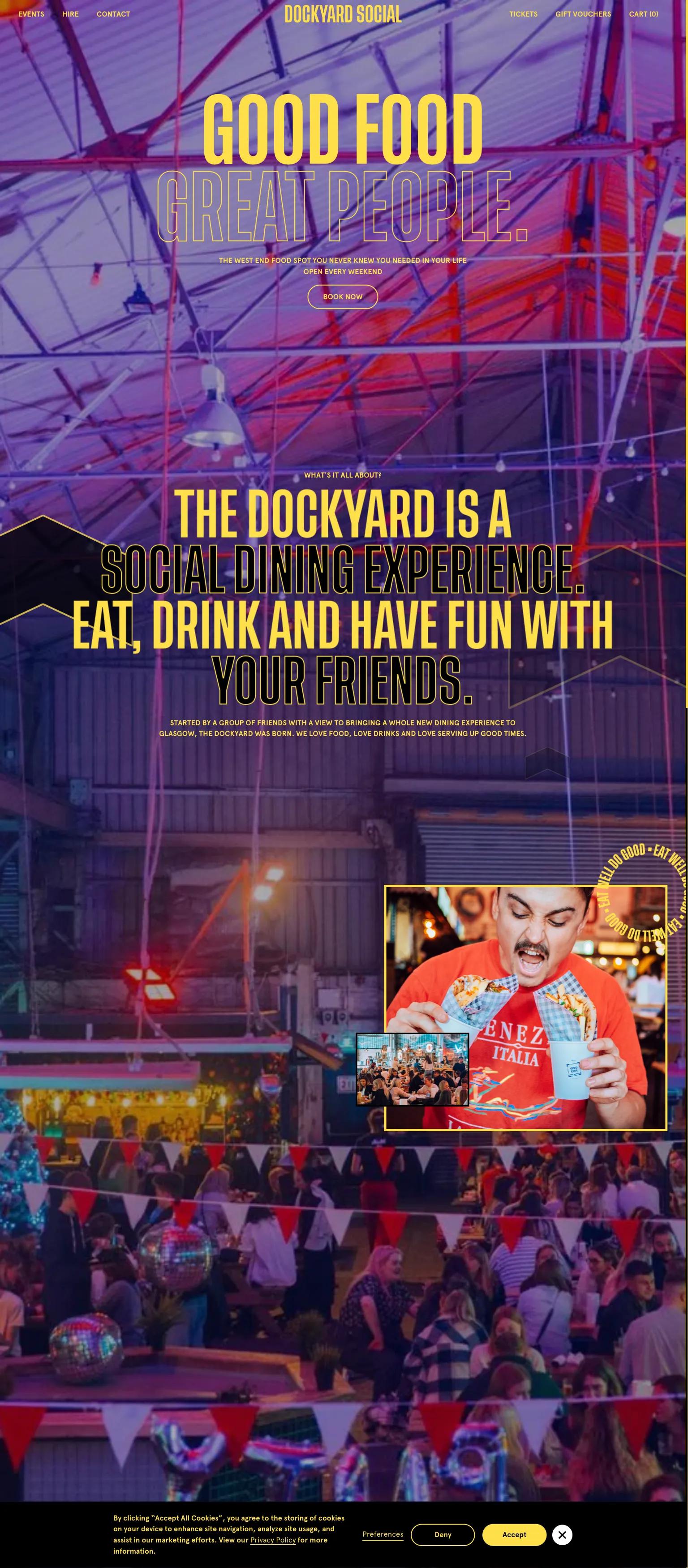 The Dockyard Social screenshot