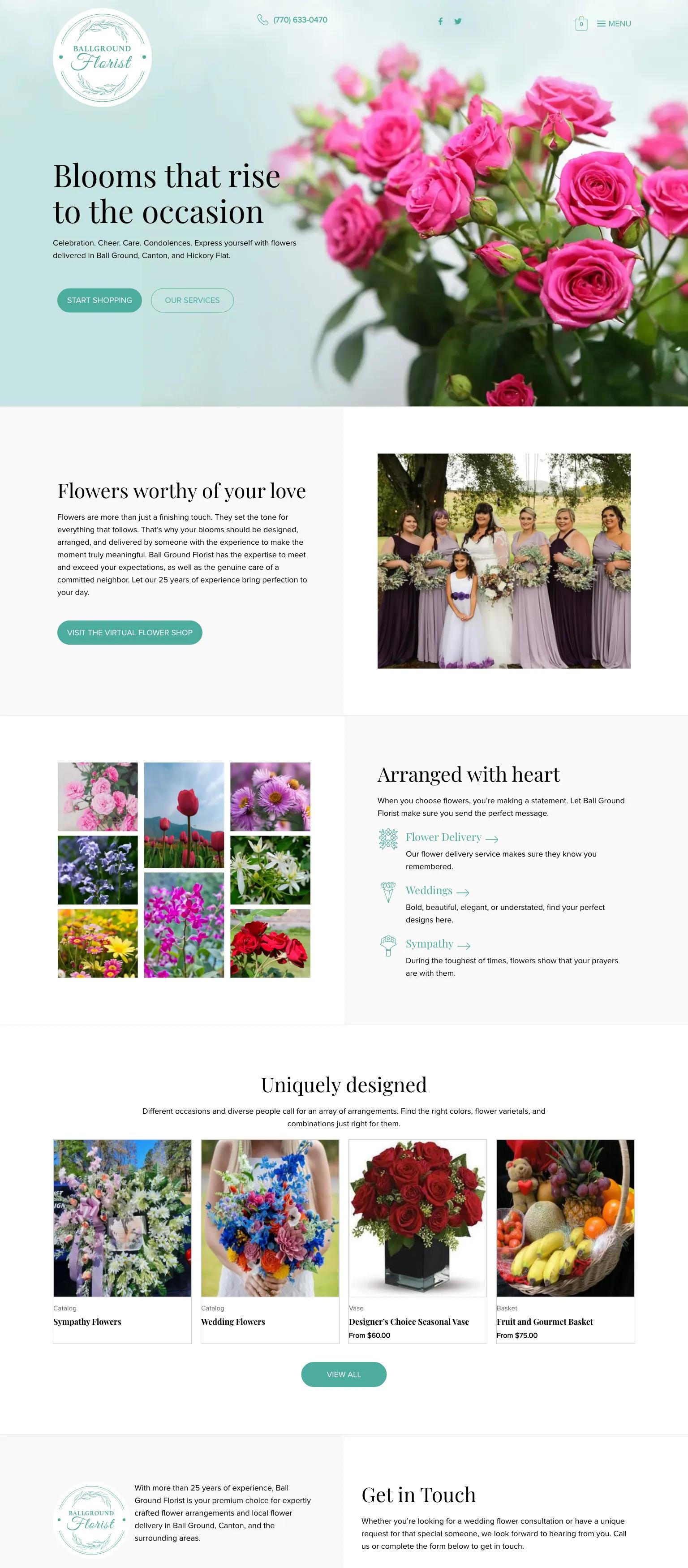 Ball Ground Florist screenshot