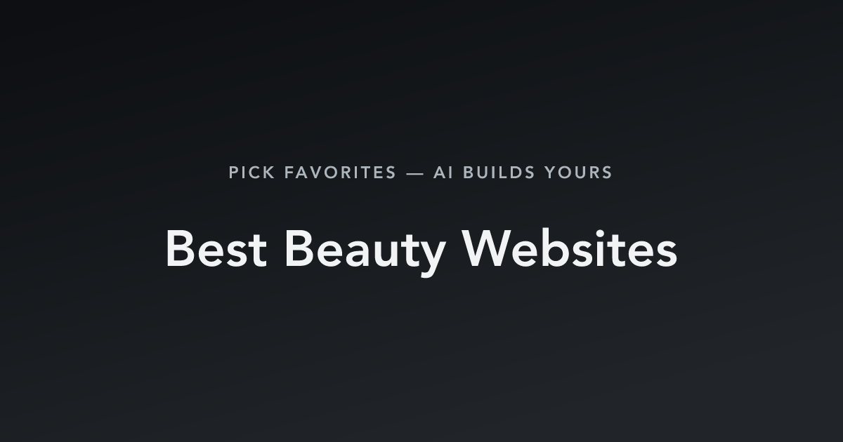 Best Beauty Websites with count