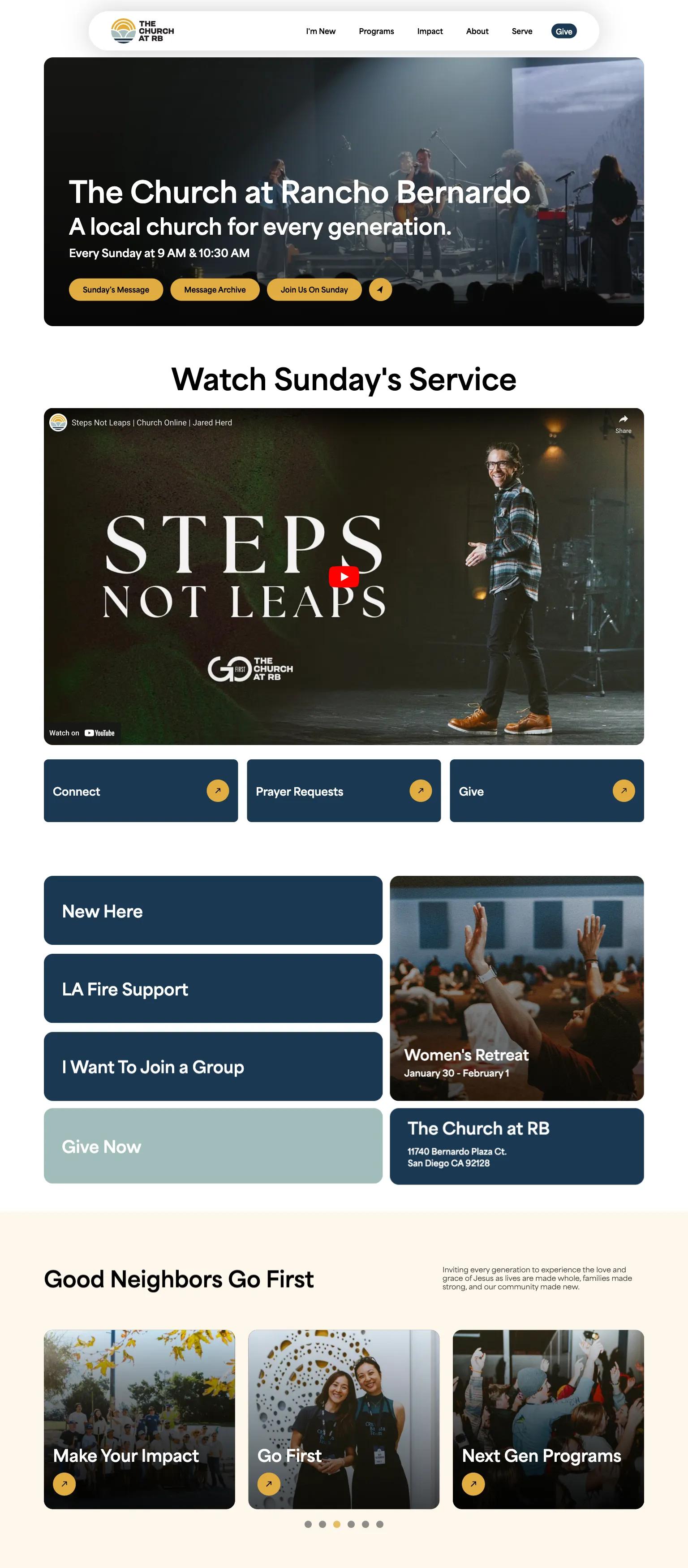 The Church at Rancho Bernardo screenshot