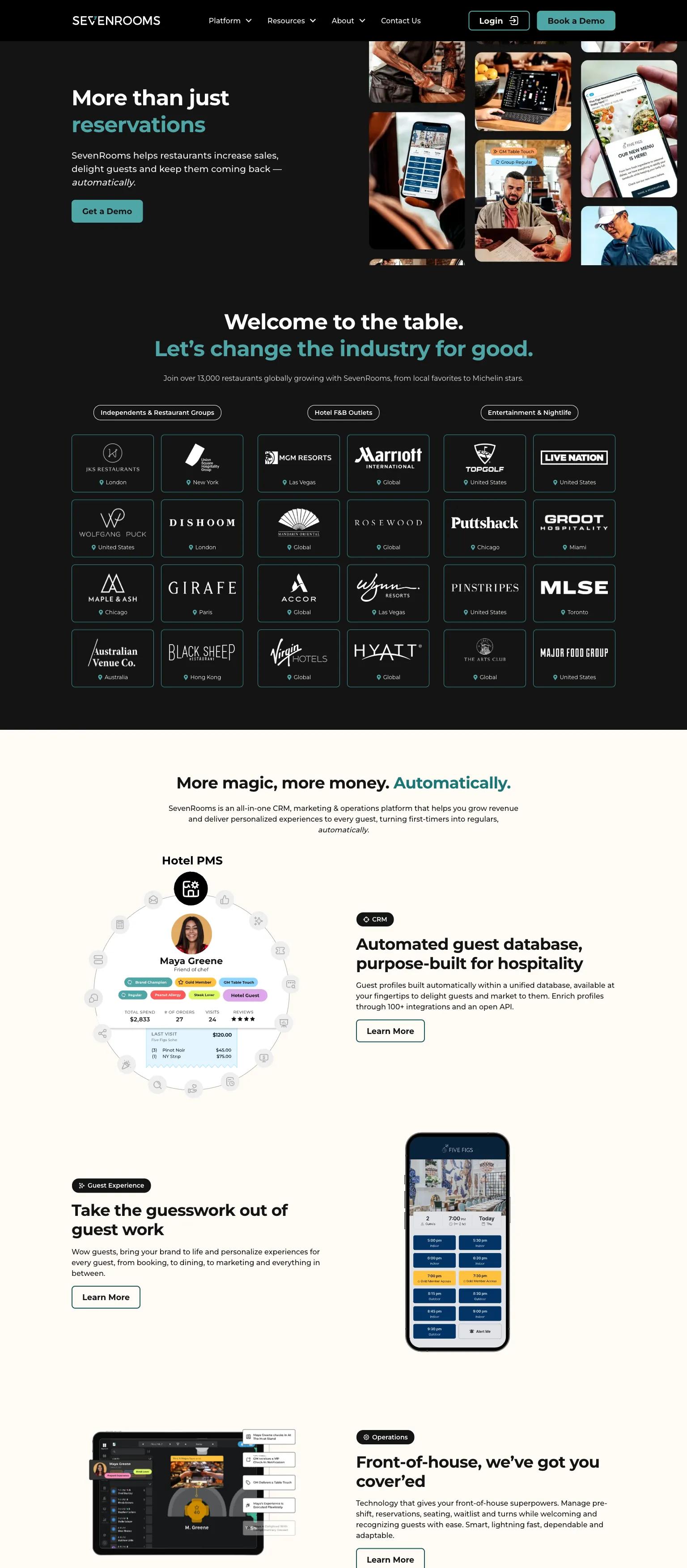 SevenRooms screenshot