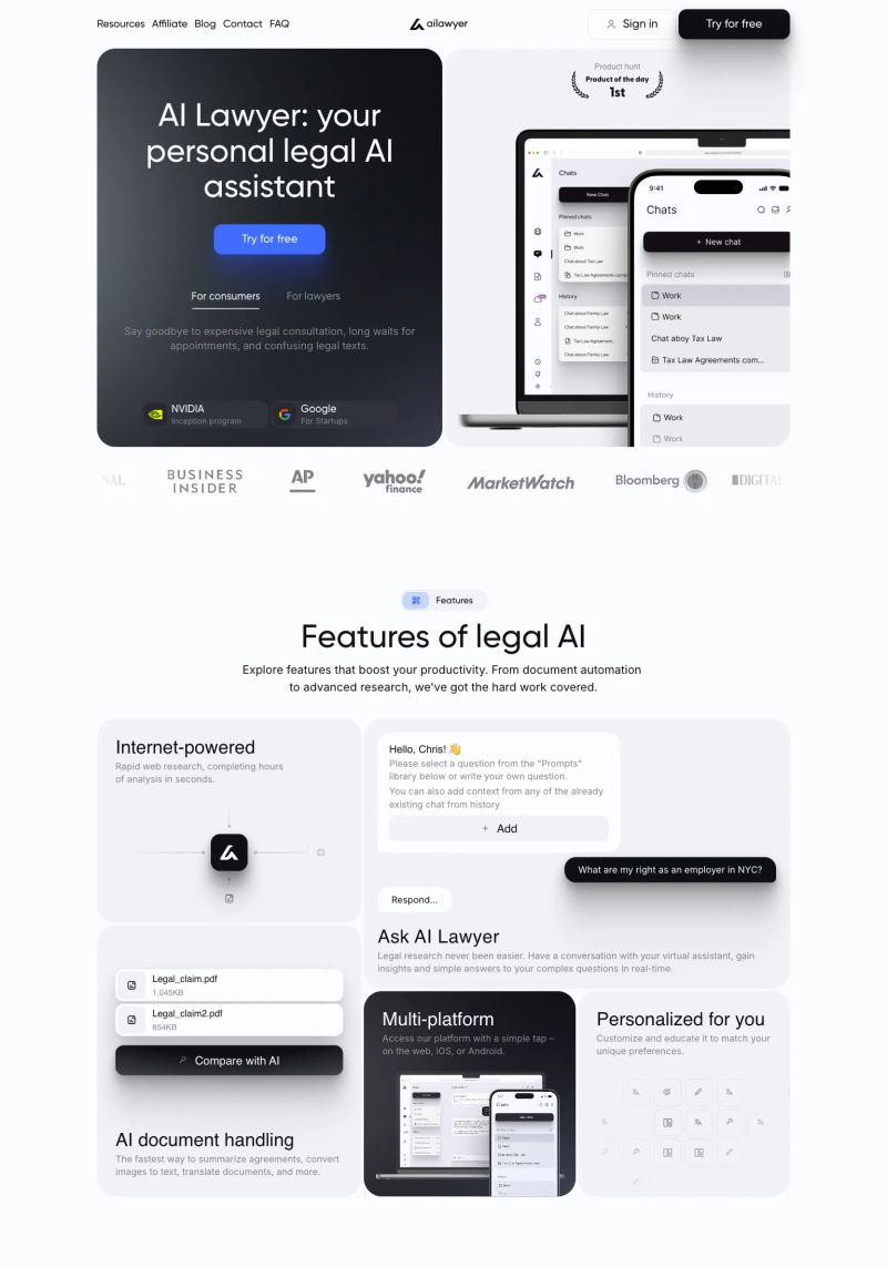 AI Lawyer screenshot