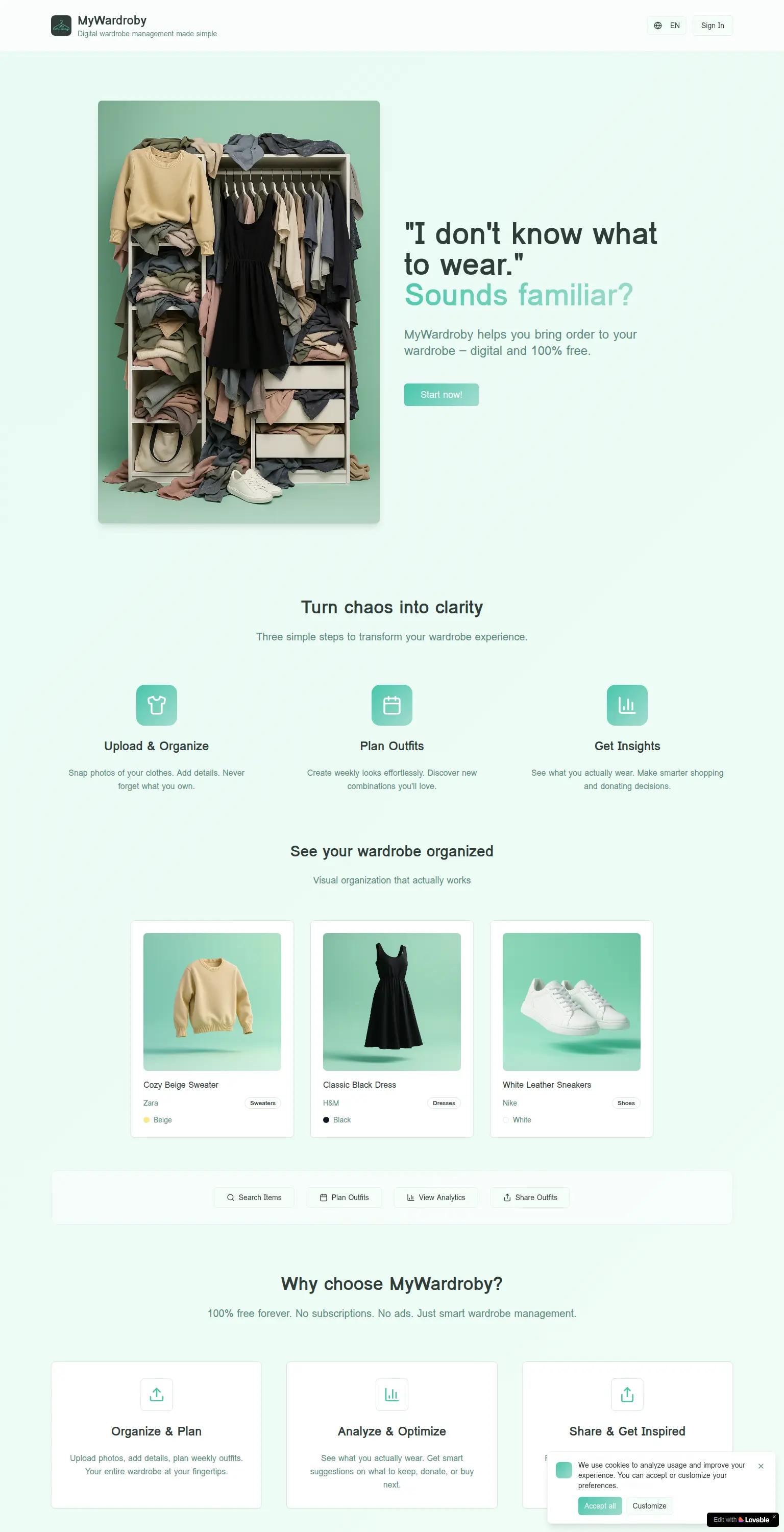 MyWardroby screenshot