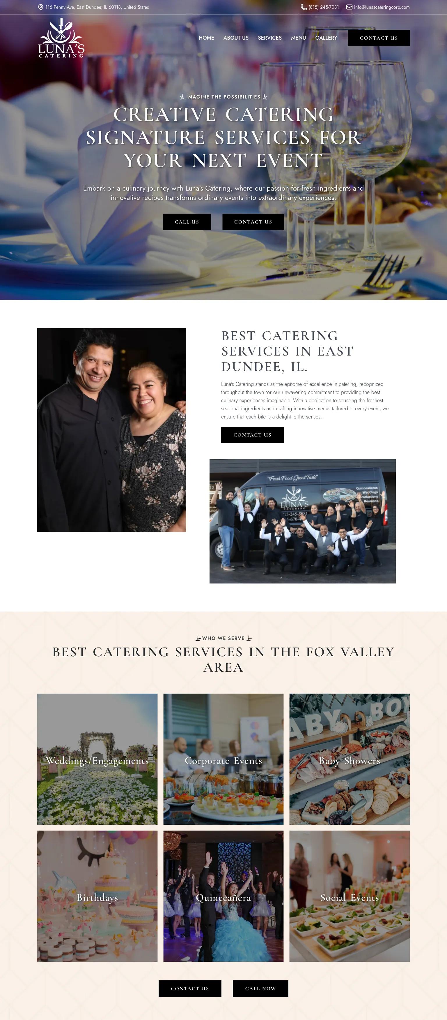 Luna's Catering screenshot