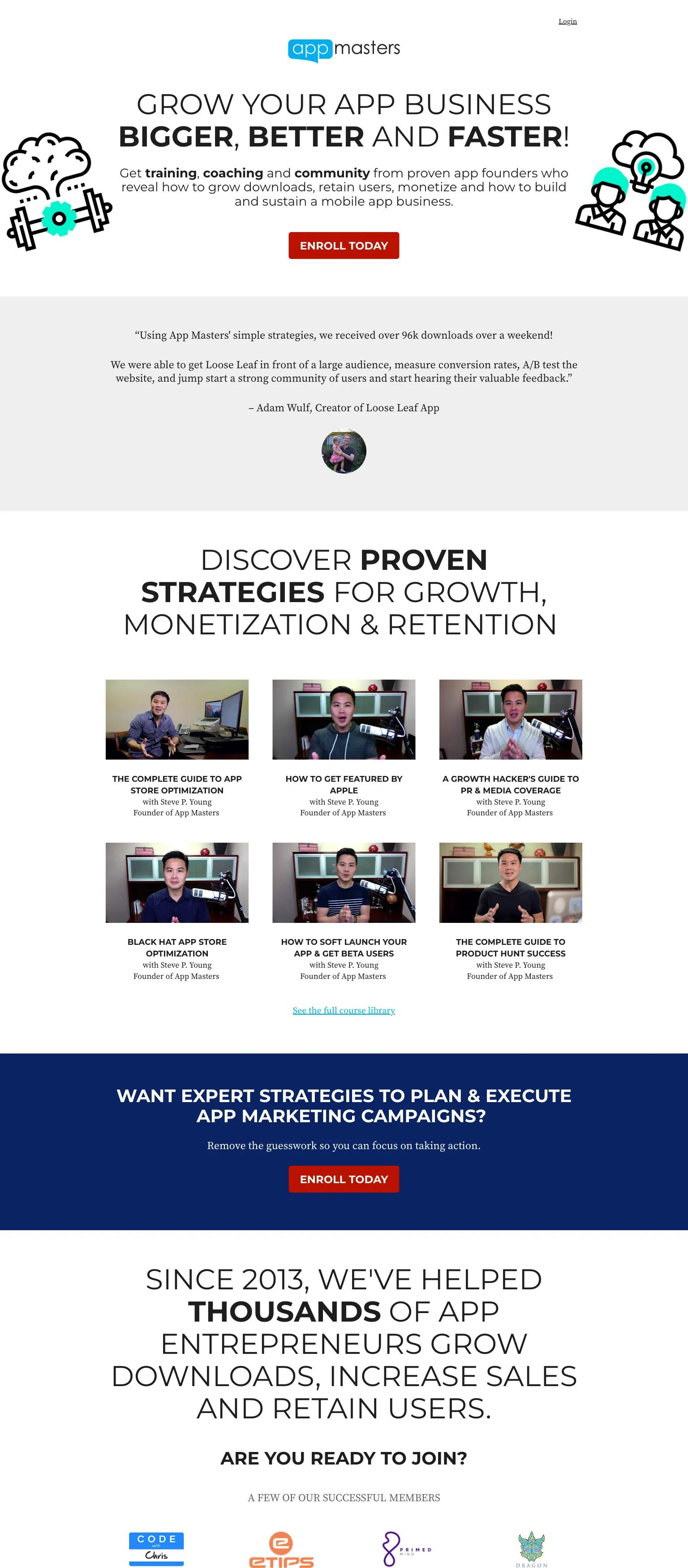 App Masters Academy screenshot