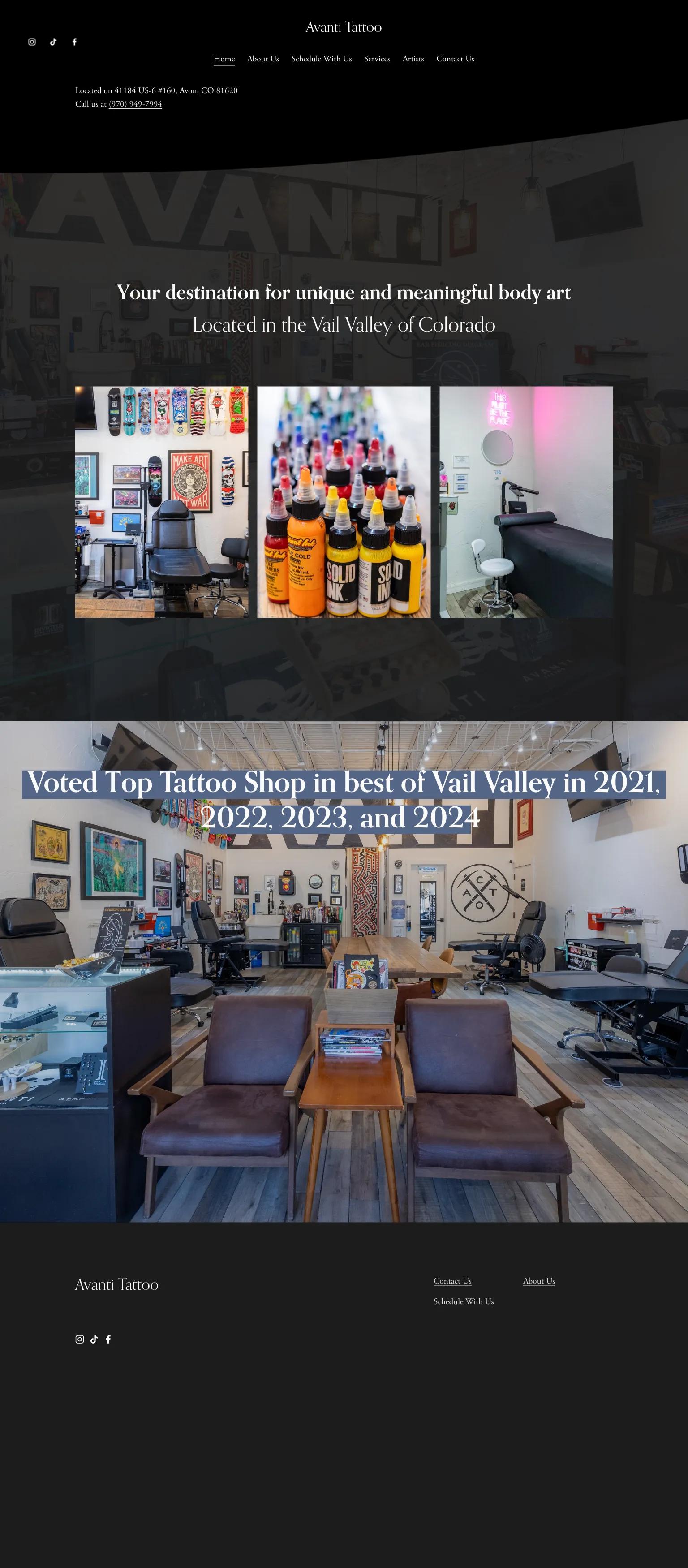 Avanti Tattoo screenshot