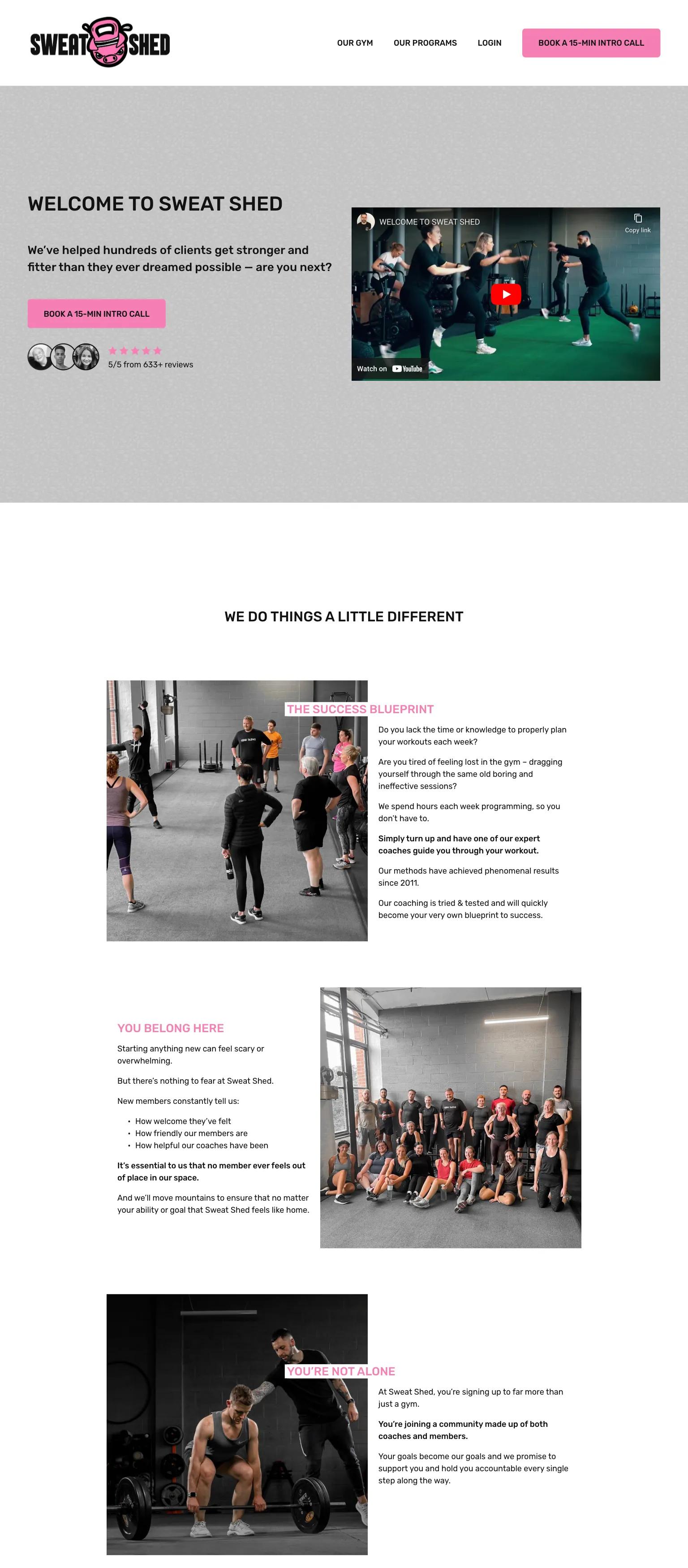 Sweat Shed (Gym) screenshot