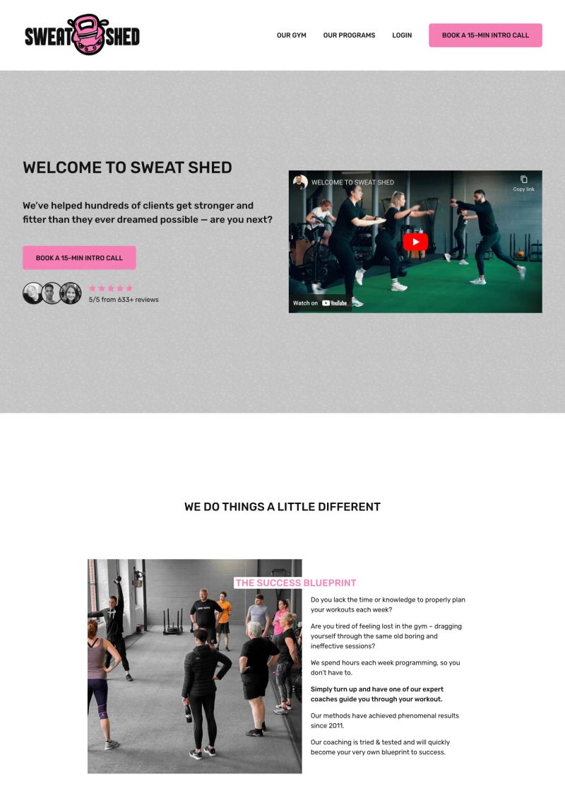 Sweat Shed (Gym) screenshot