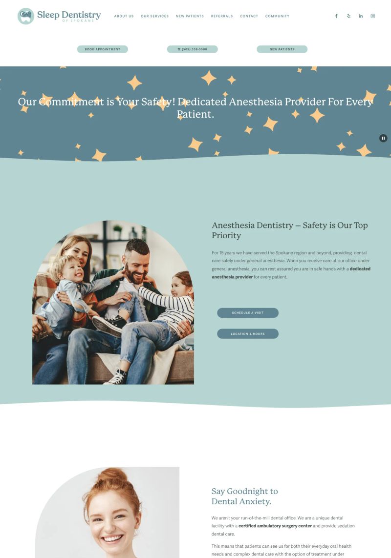 Sleep Dentistry of Spokane screenshot