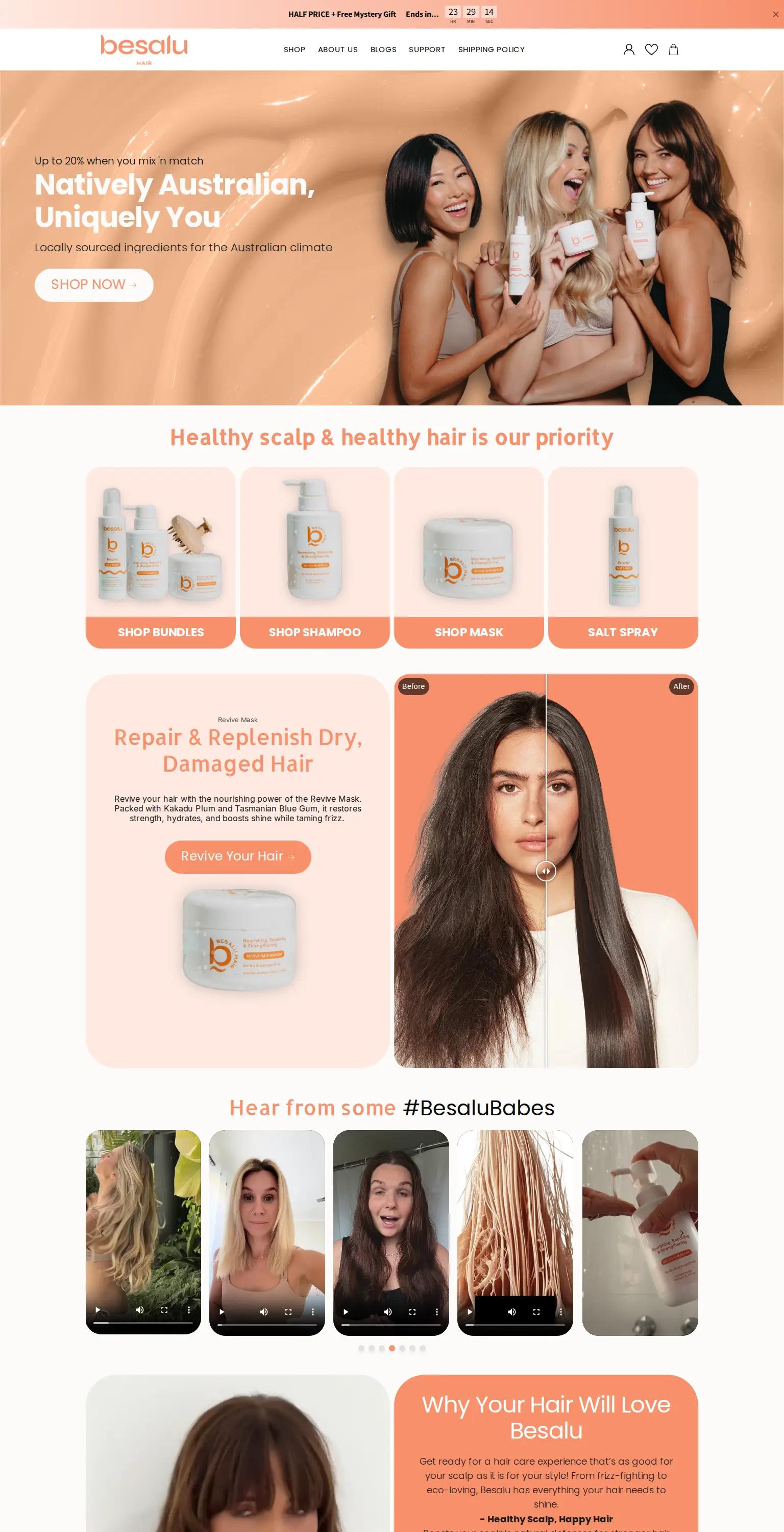 Besalu Hair screenshot