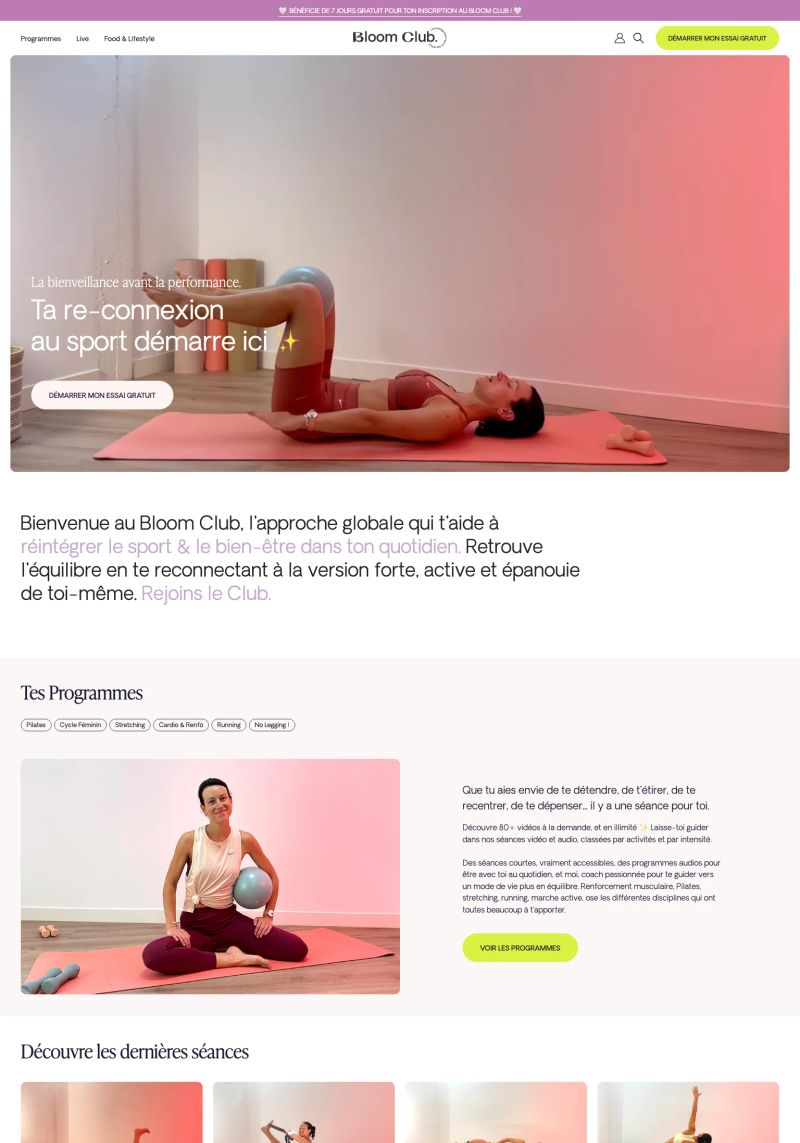 Bloom Club screenshot