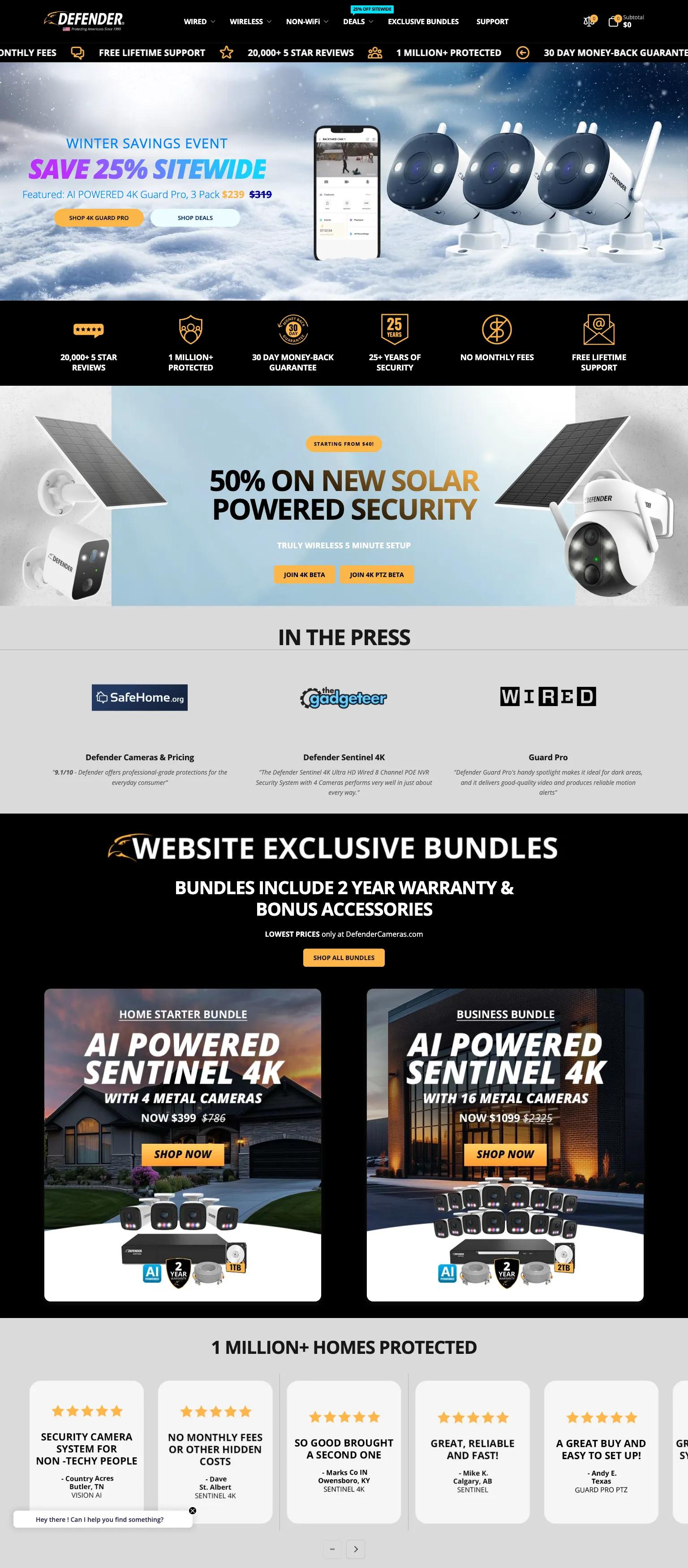 Defender Cameras screenshot