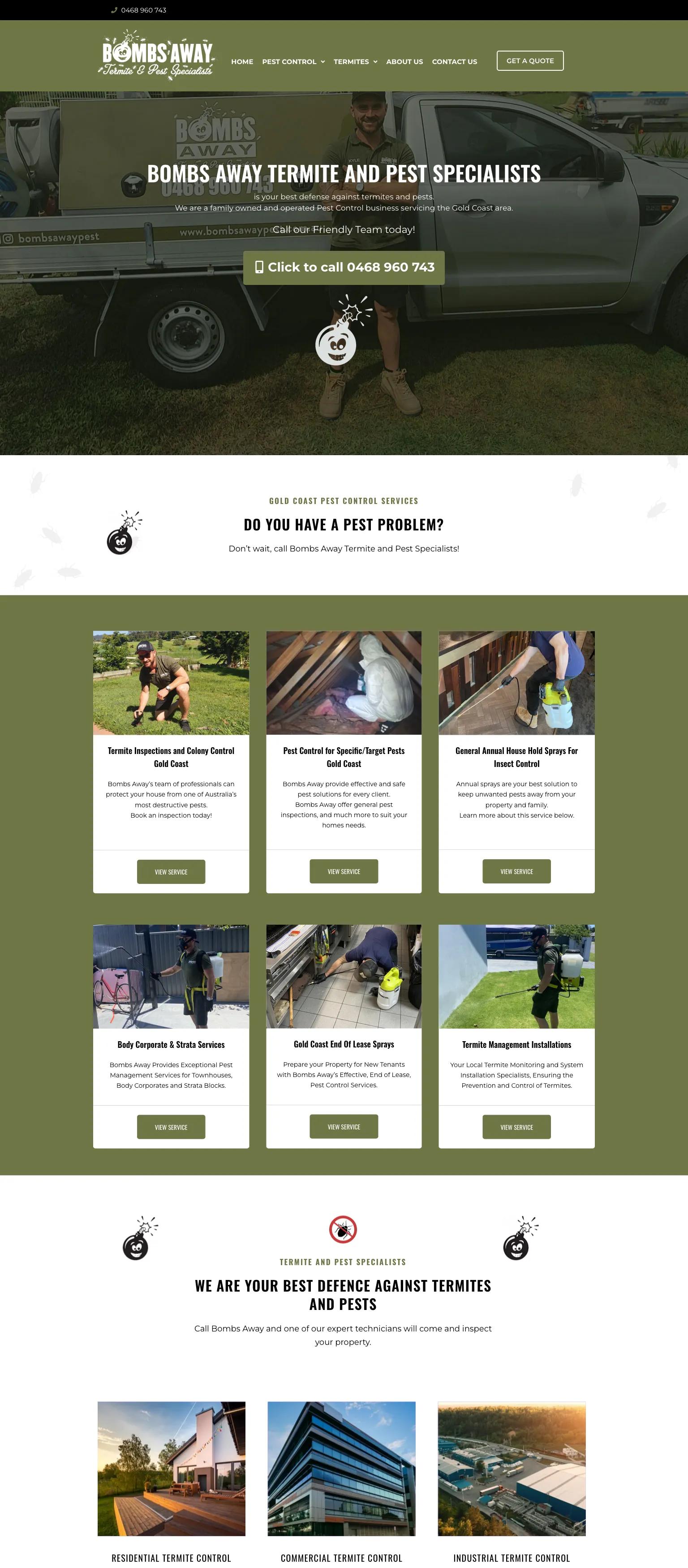 Bombs Away Termite & Pest Specialists screenshot