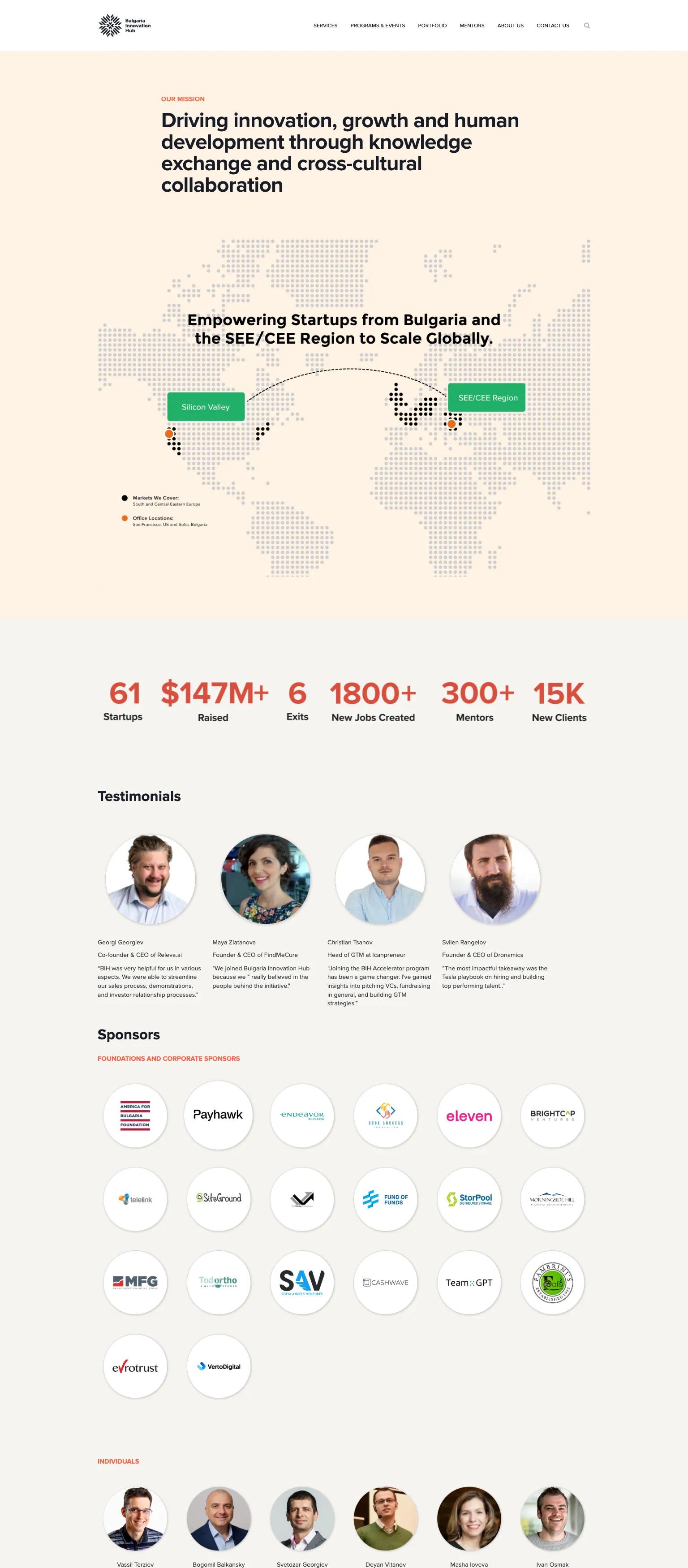 Bulgaria Innovation Hub screenshot