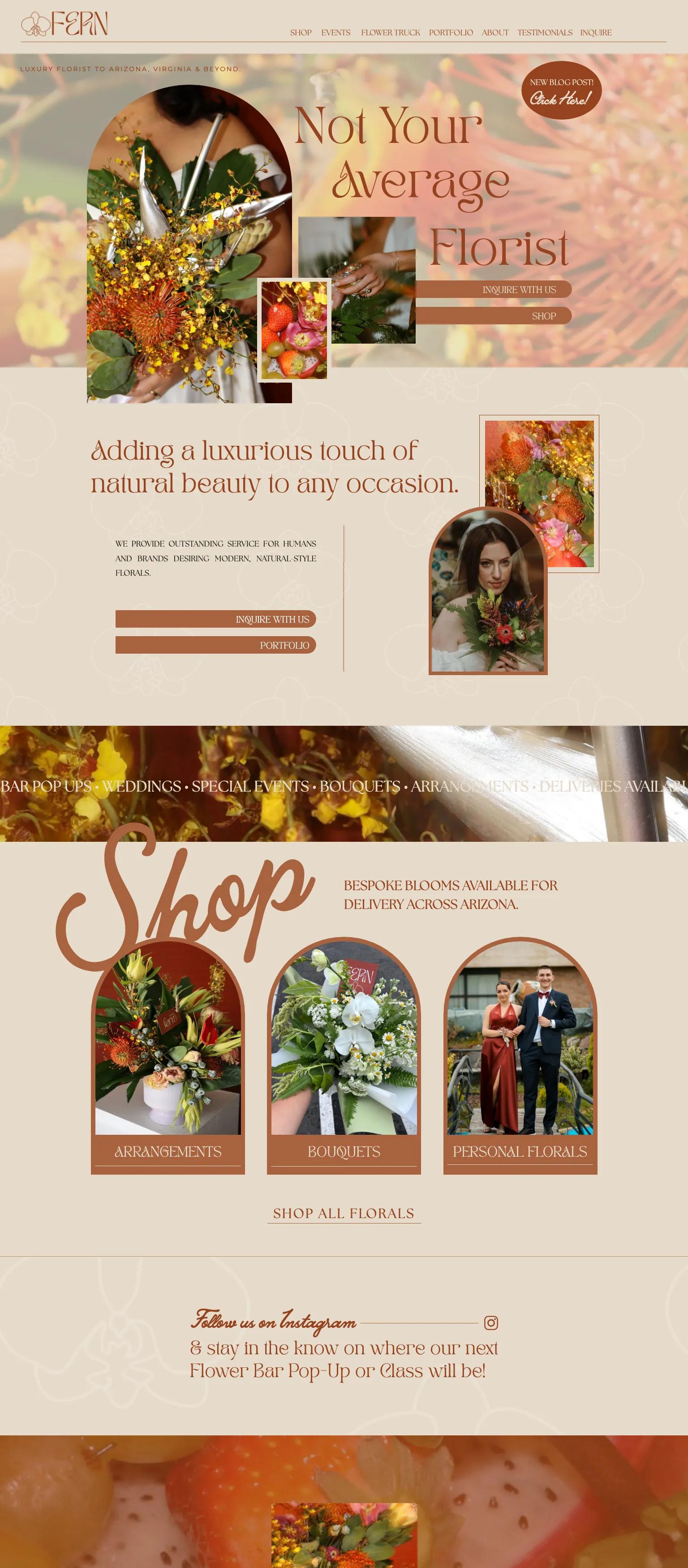 Fern Floral Studio screenshot