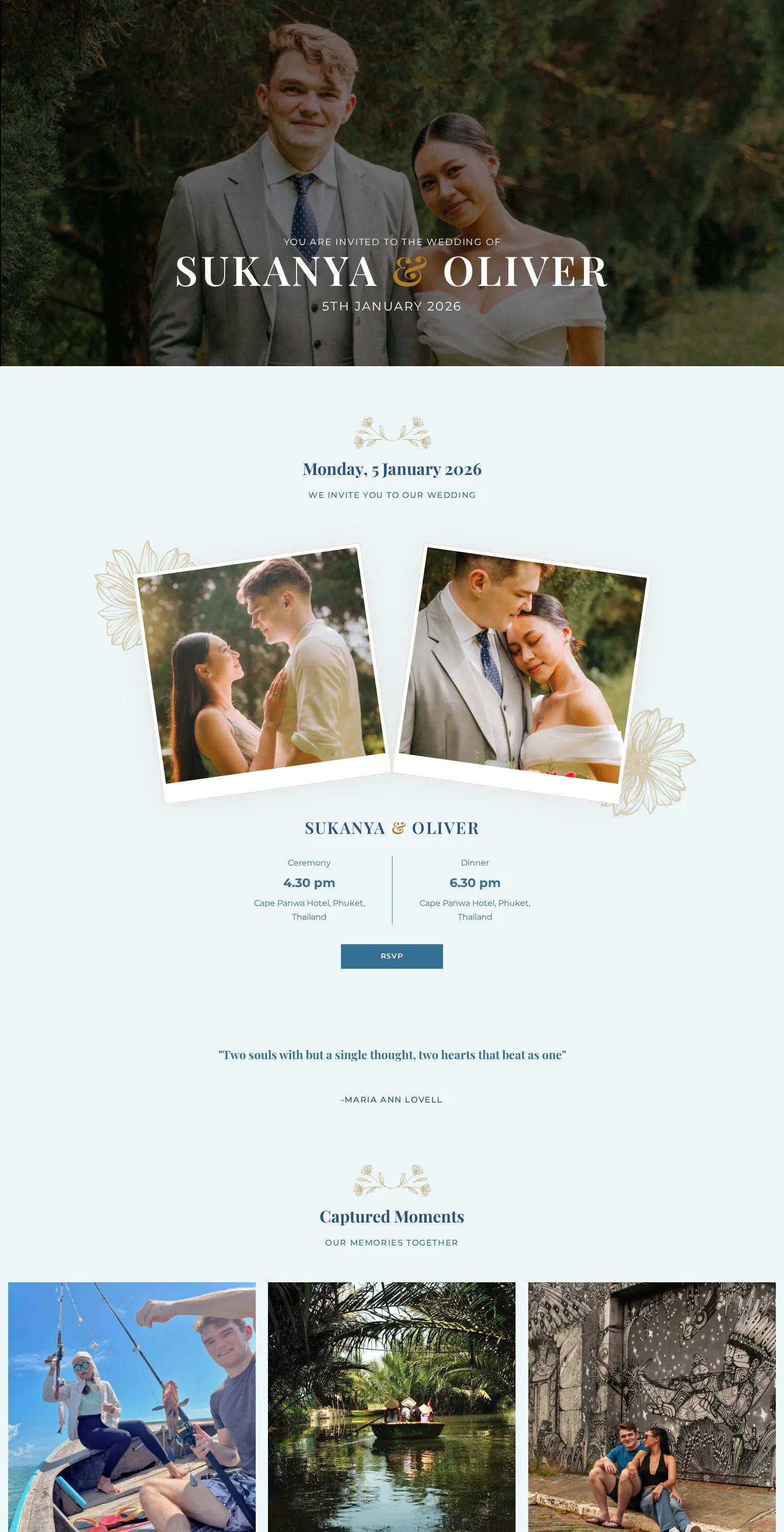 Sukanya & Oliver screenshot