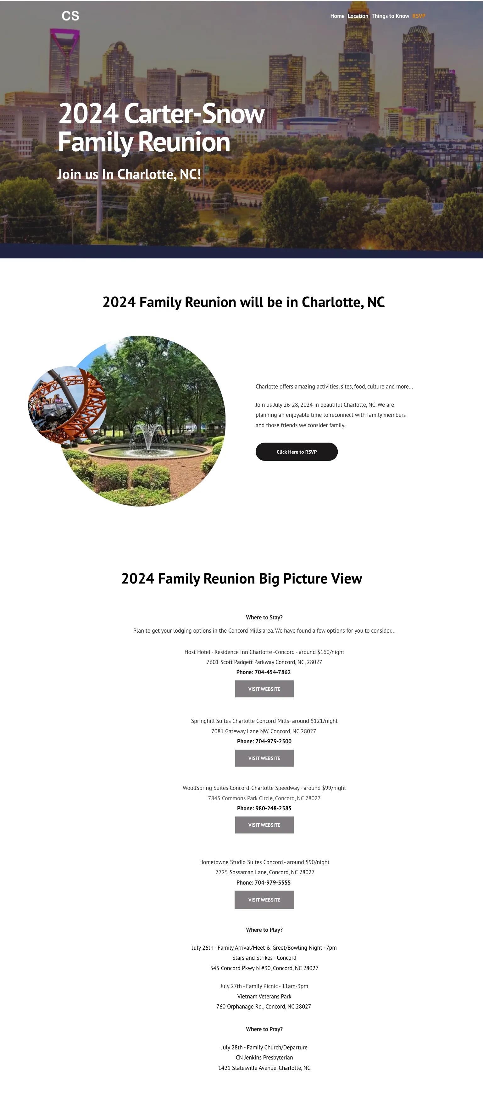 Carter-Snow Family Reunion screenshot