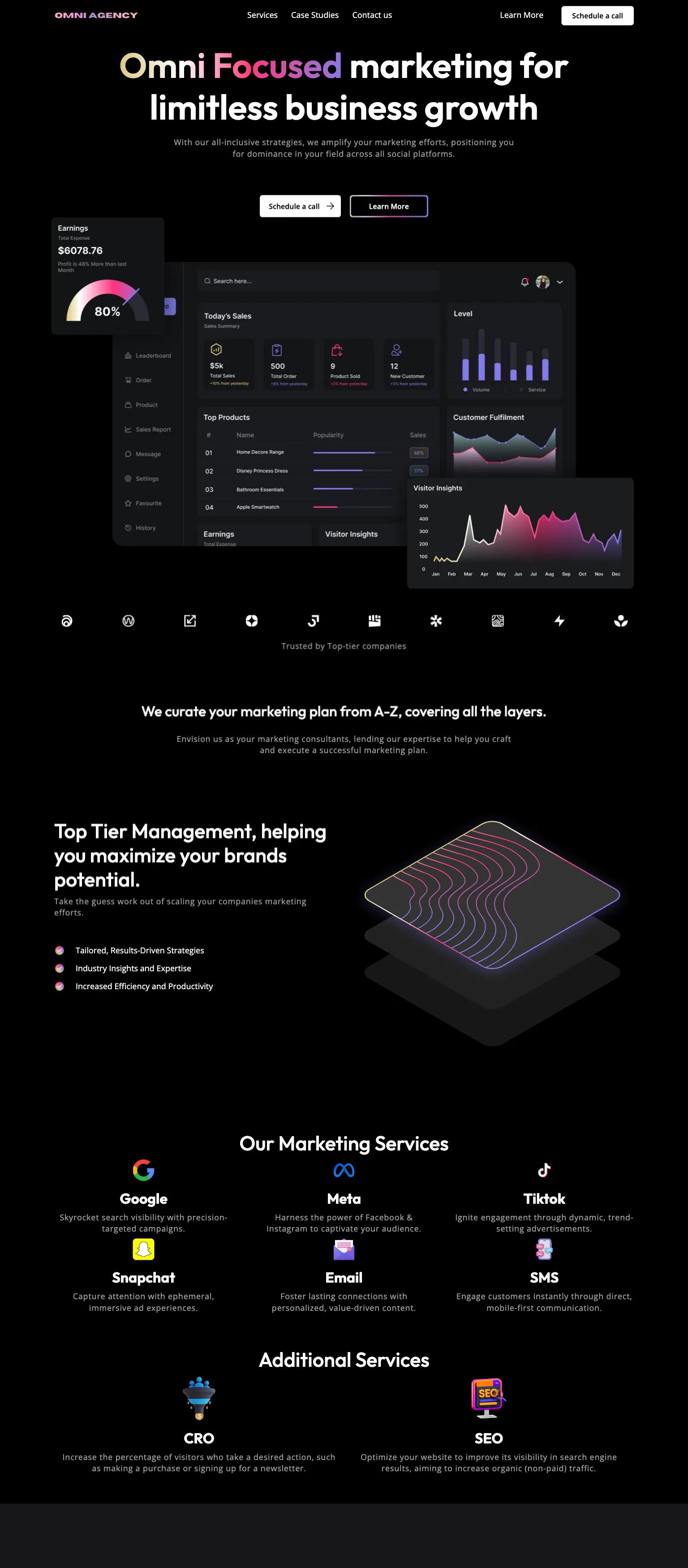 Omni Agency screenshot