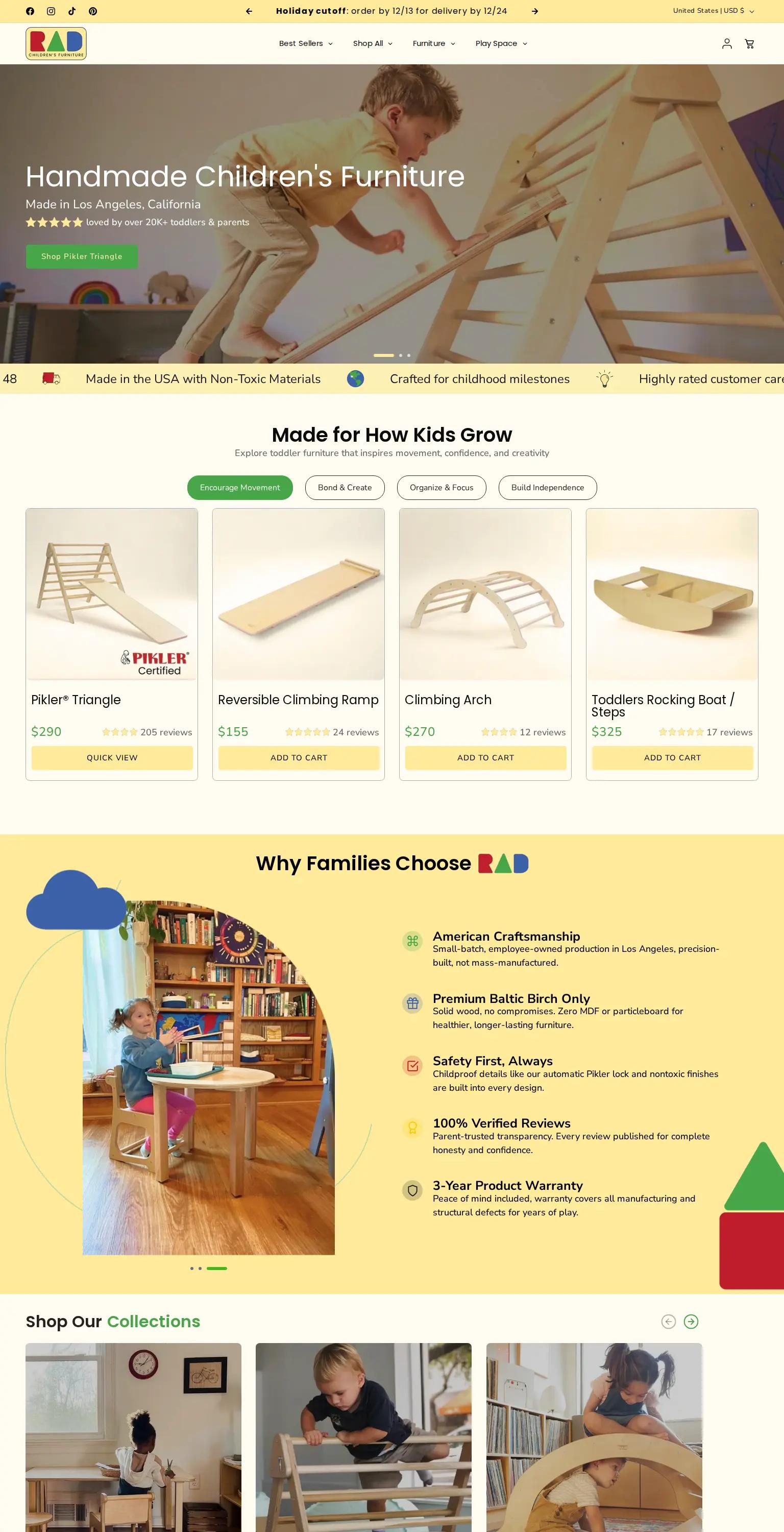 RAD Children's Furniture screenshot