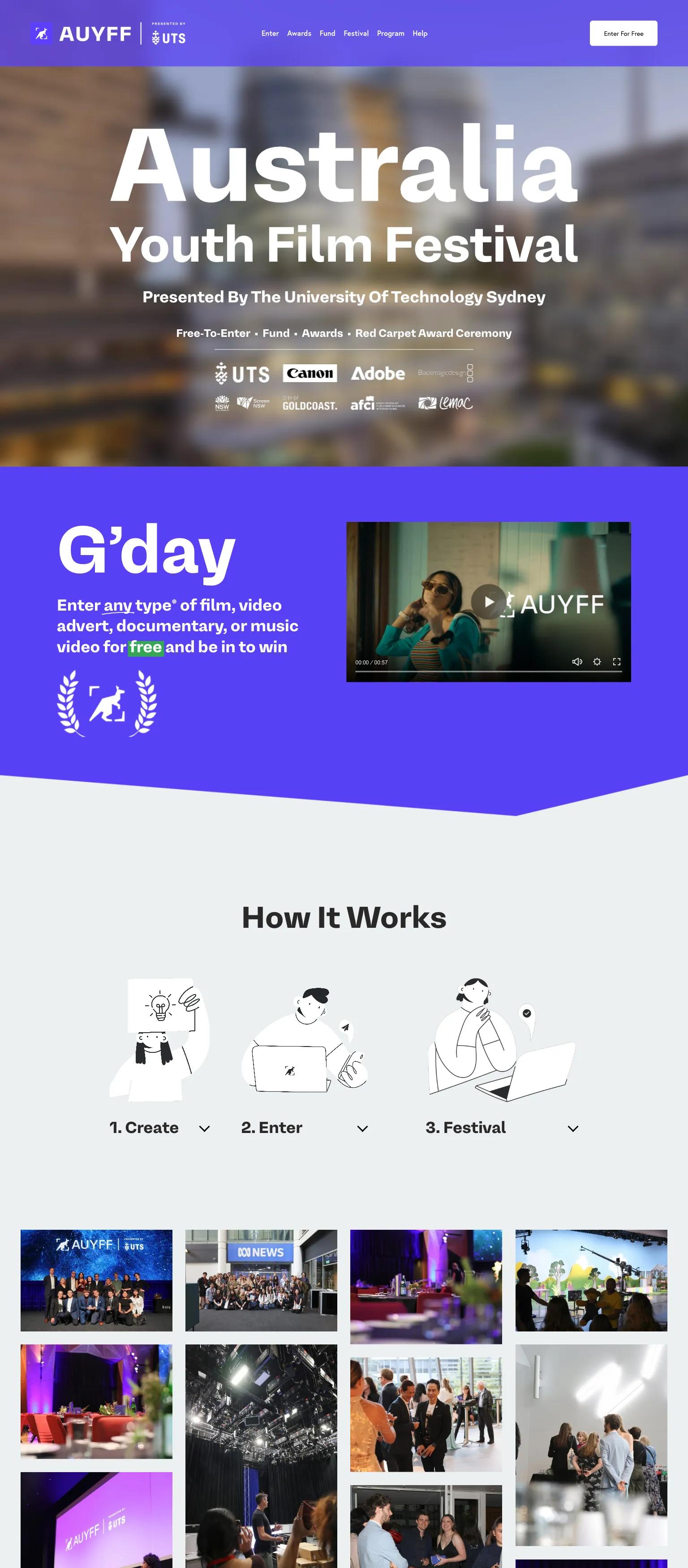 Australia Youth Film Festival screenshot