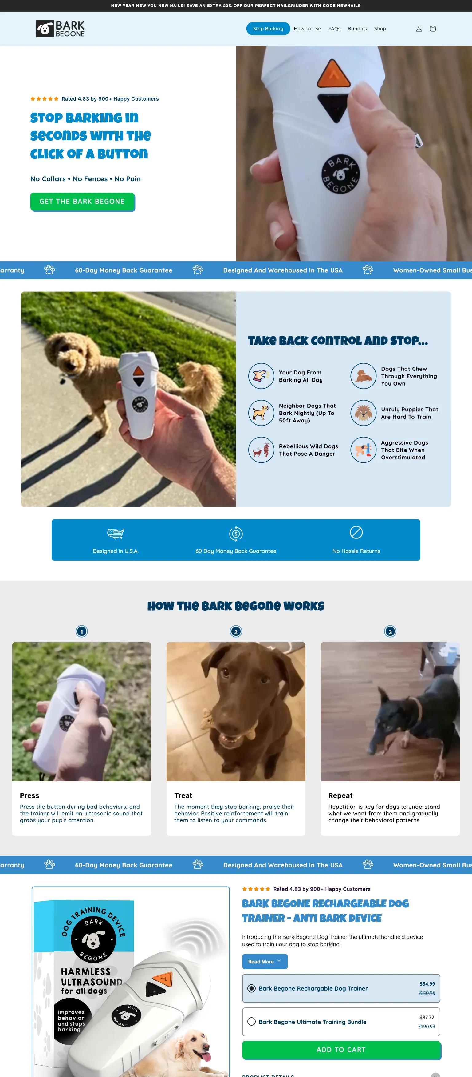 Bark Be Gone screenshot