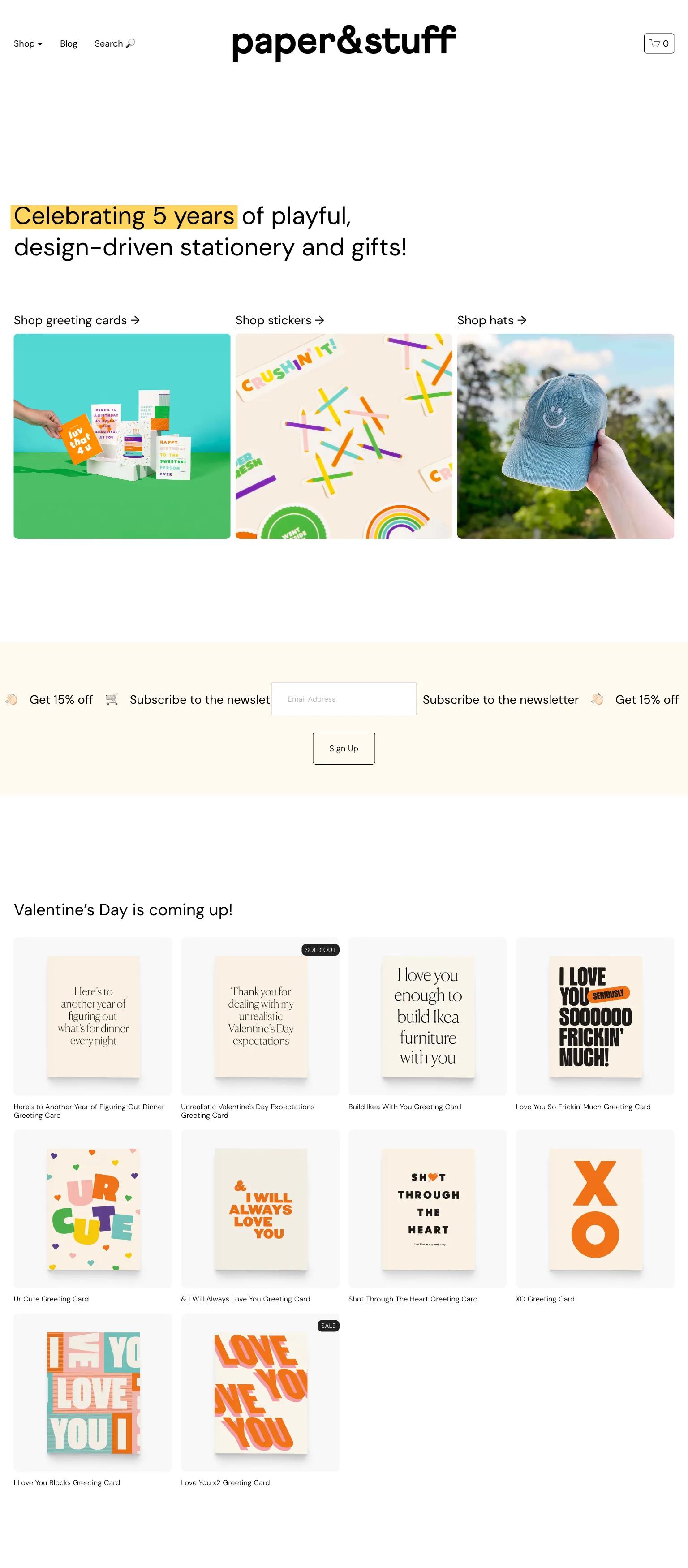 paper&stuff screenshot