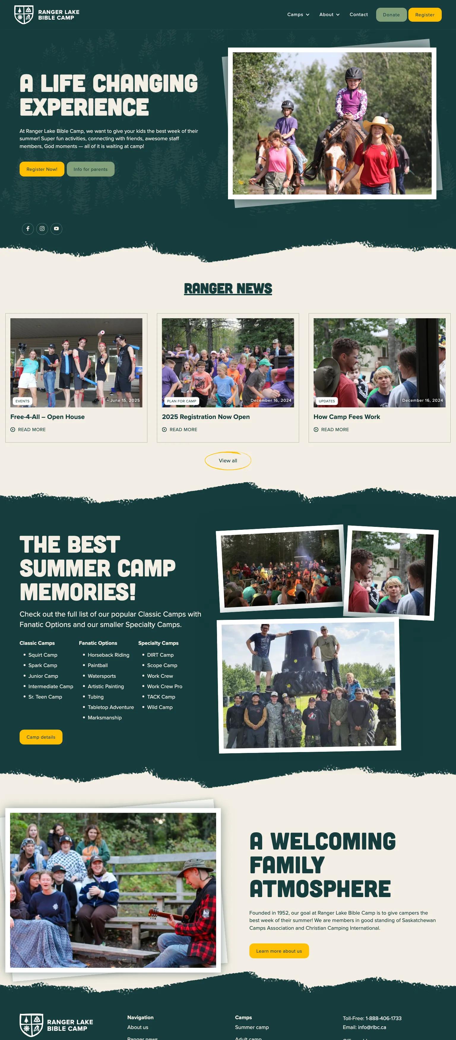 Ranger Lake Bible Camp screenshot