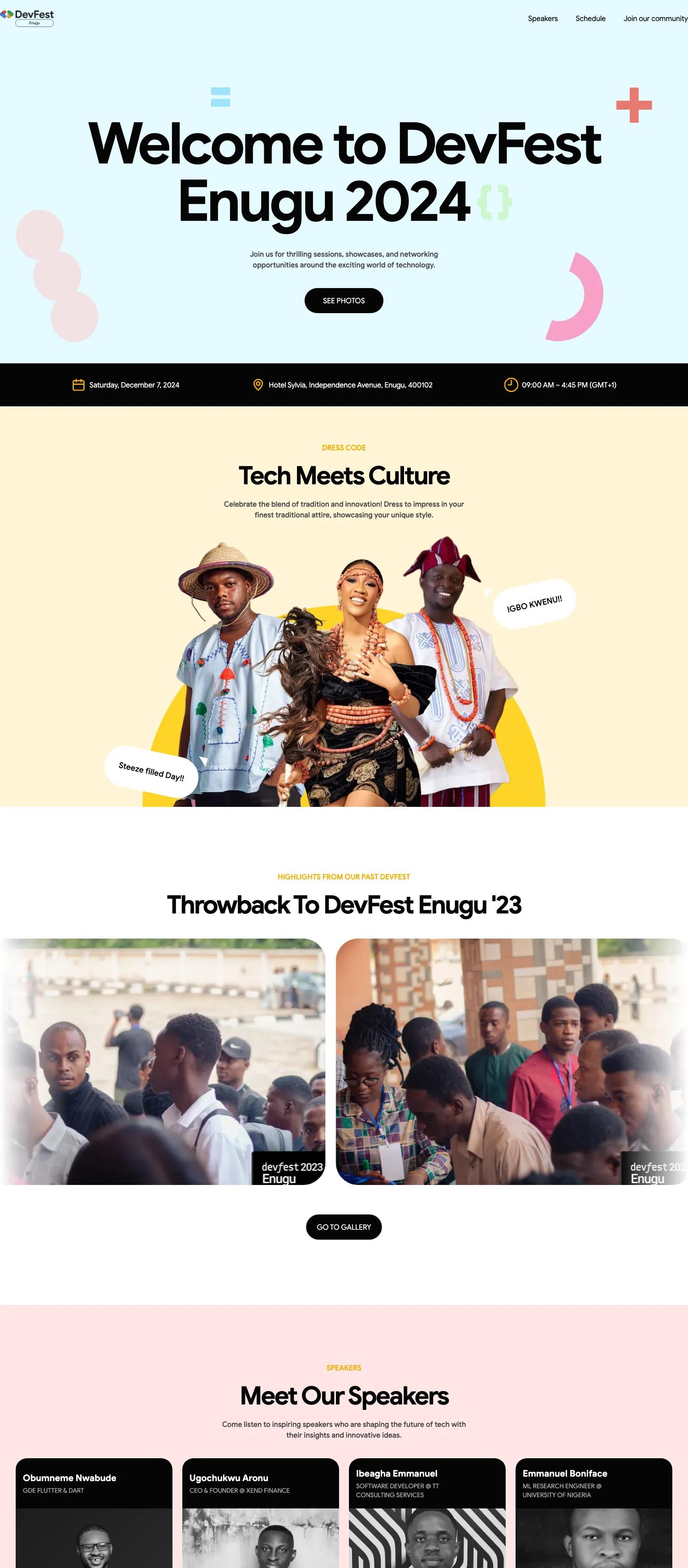 DevFest Enugu screenshot