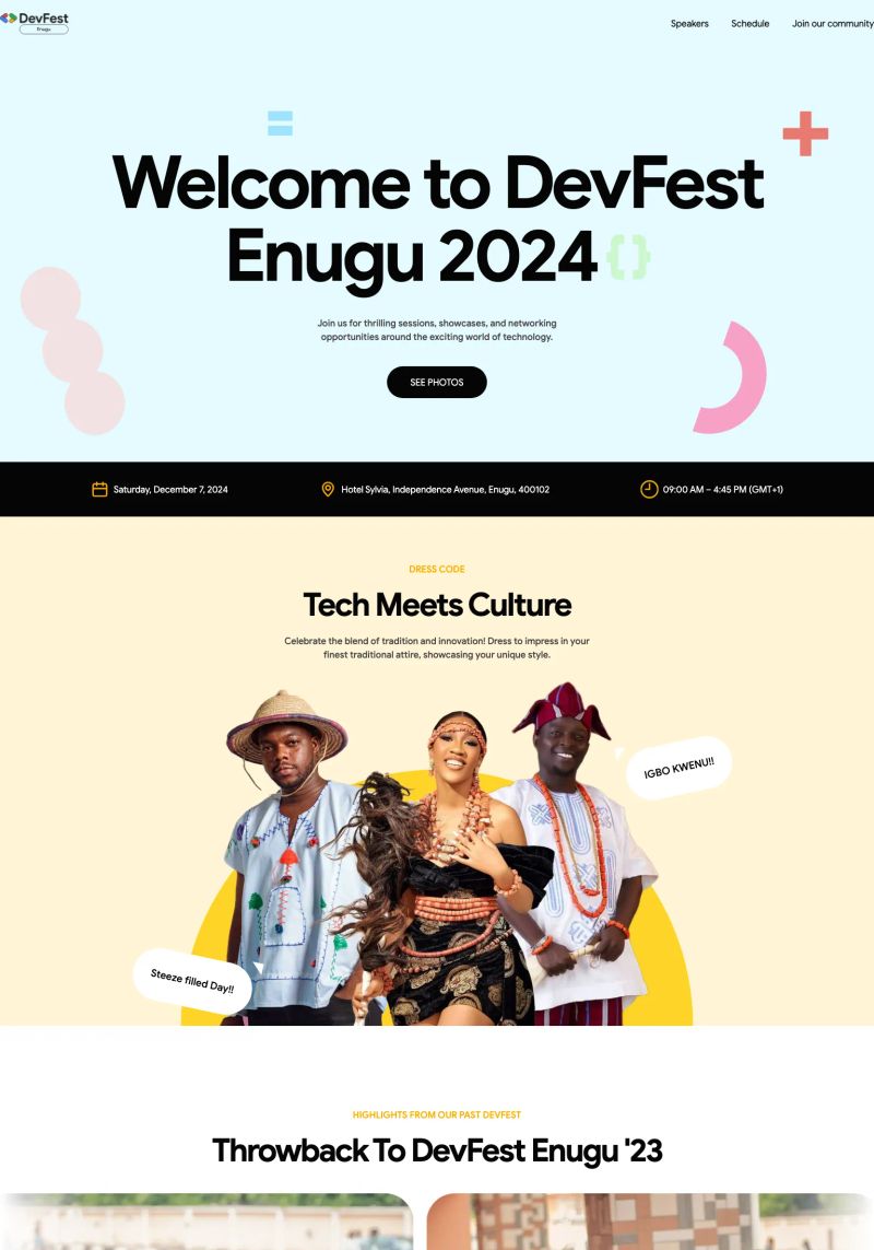 DevFest Enugu screenshot
