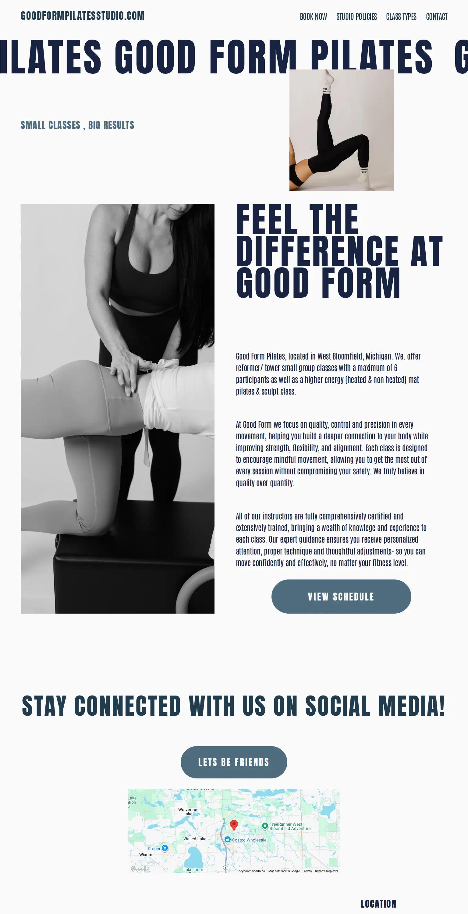 Good Form Pilates Studio screenshot