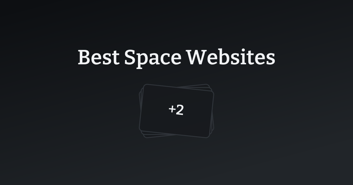 Best Space Websites with count