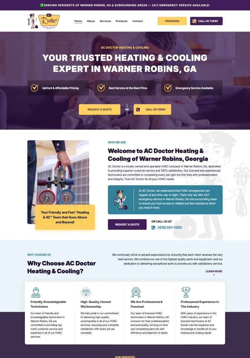 AC Doctor Heating & Cooling screenshot