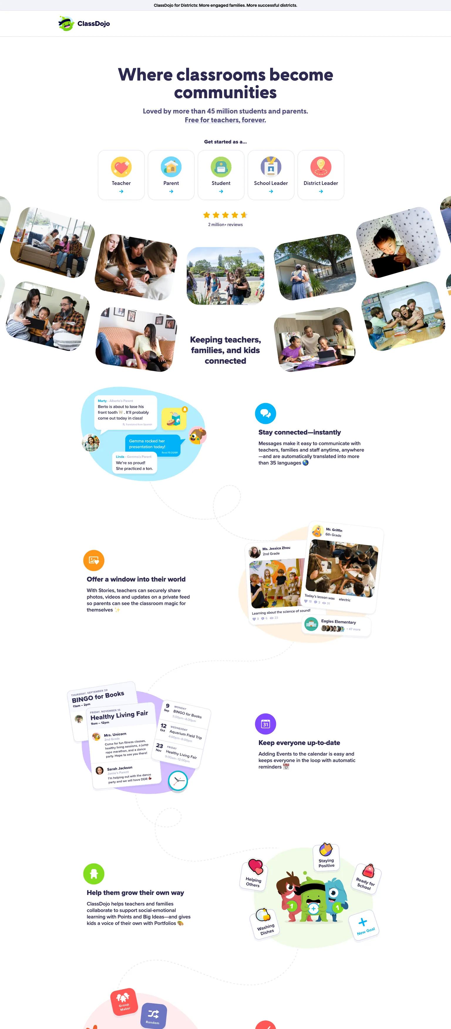 ClassDojo screenshot