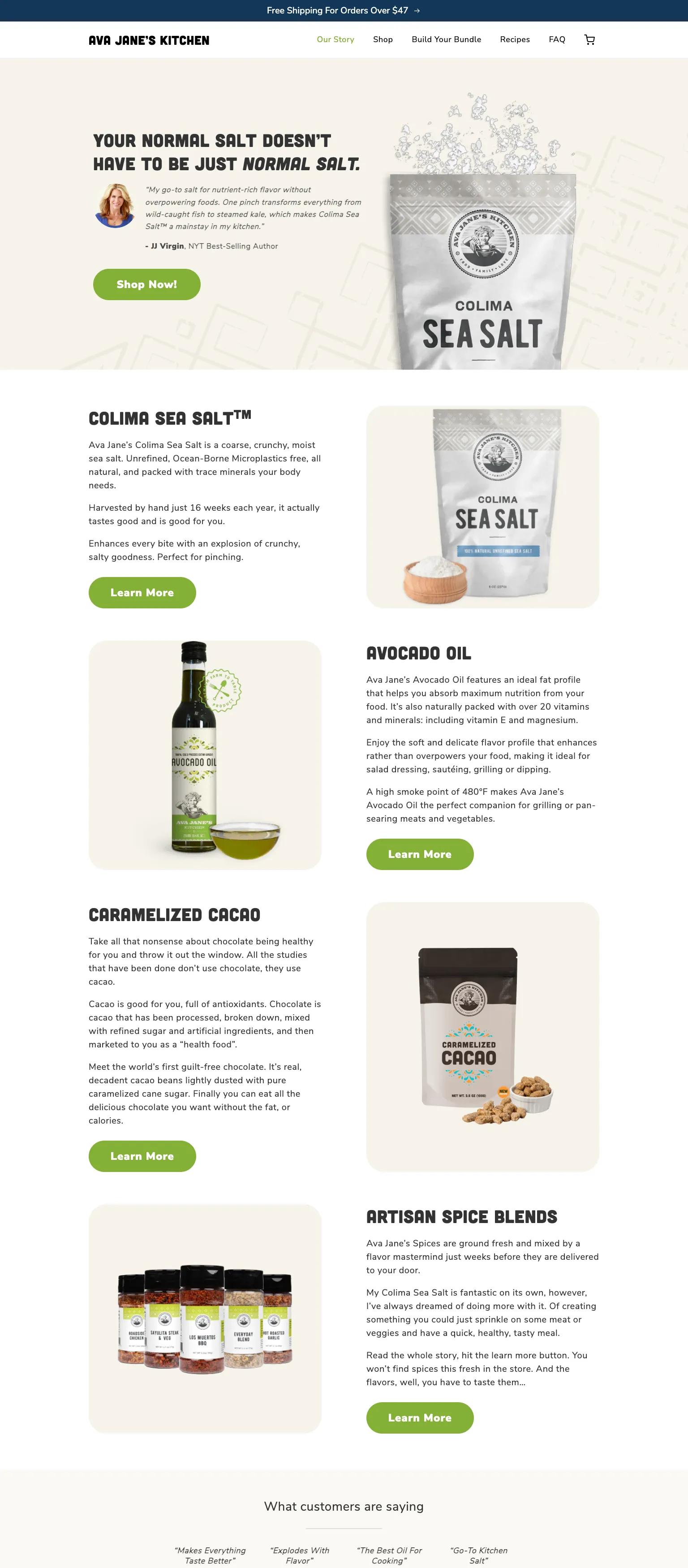 Ava Jane's Kitchen screenshot