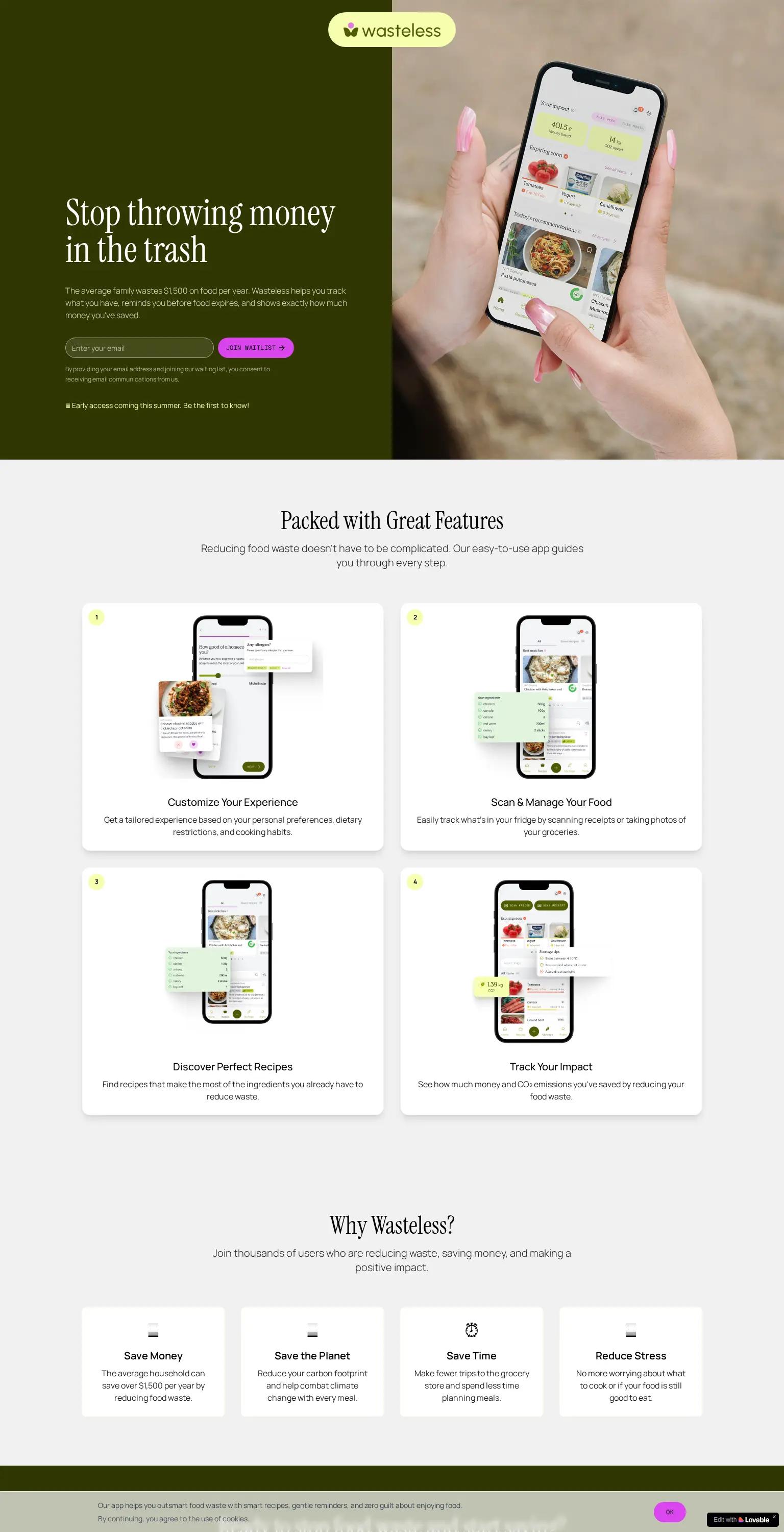 Wasteless screenshot