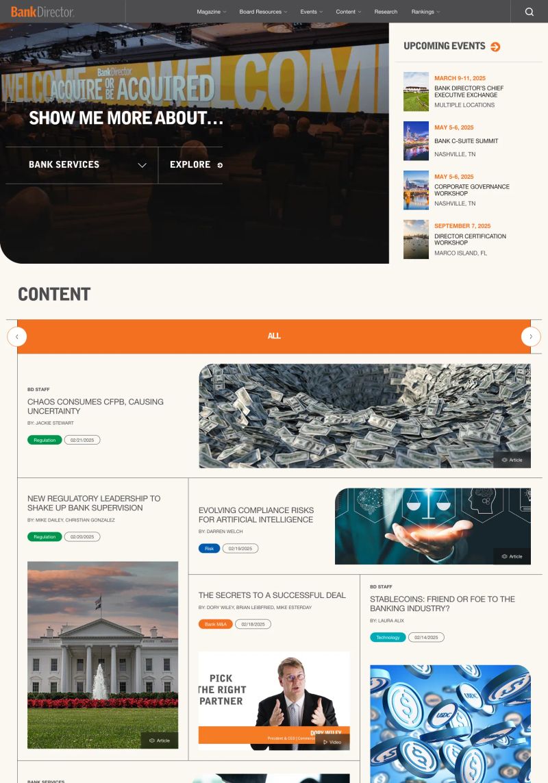 Bank Director screenshot
