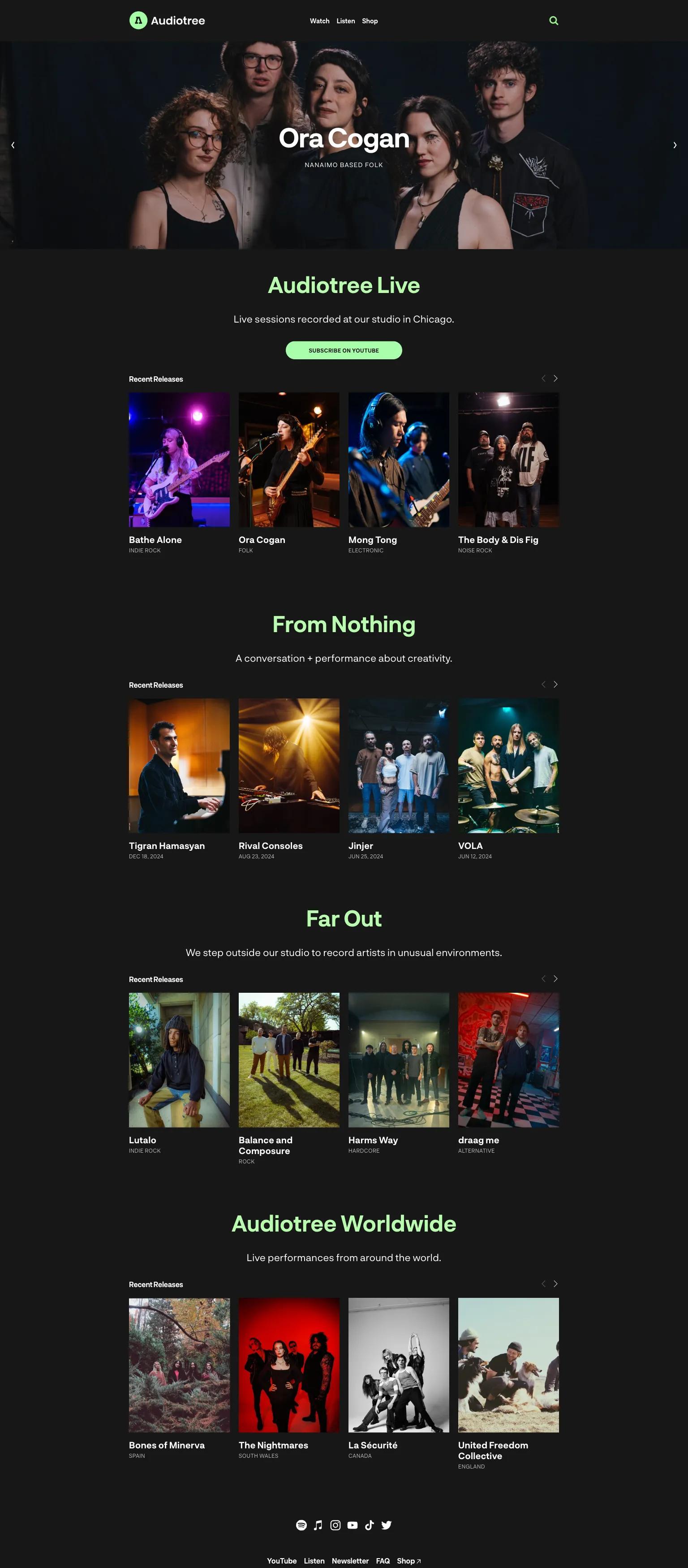 Audiotree screenshot