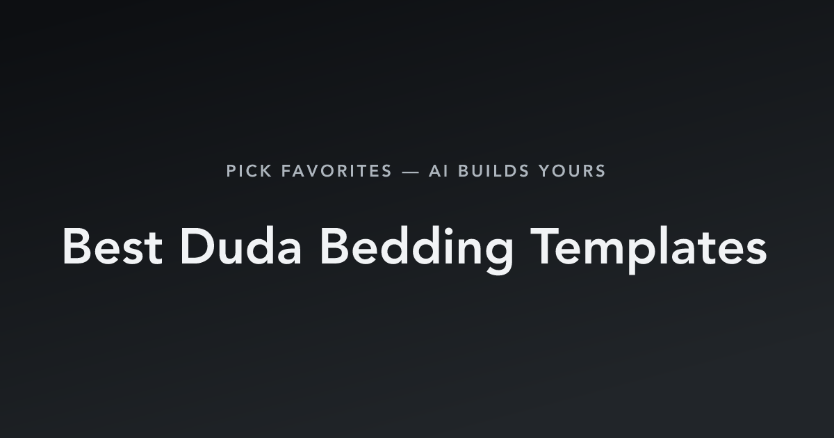Best Duda Bedding Templates with count