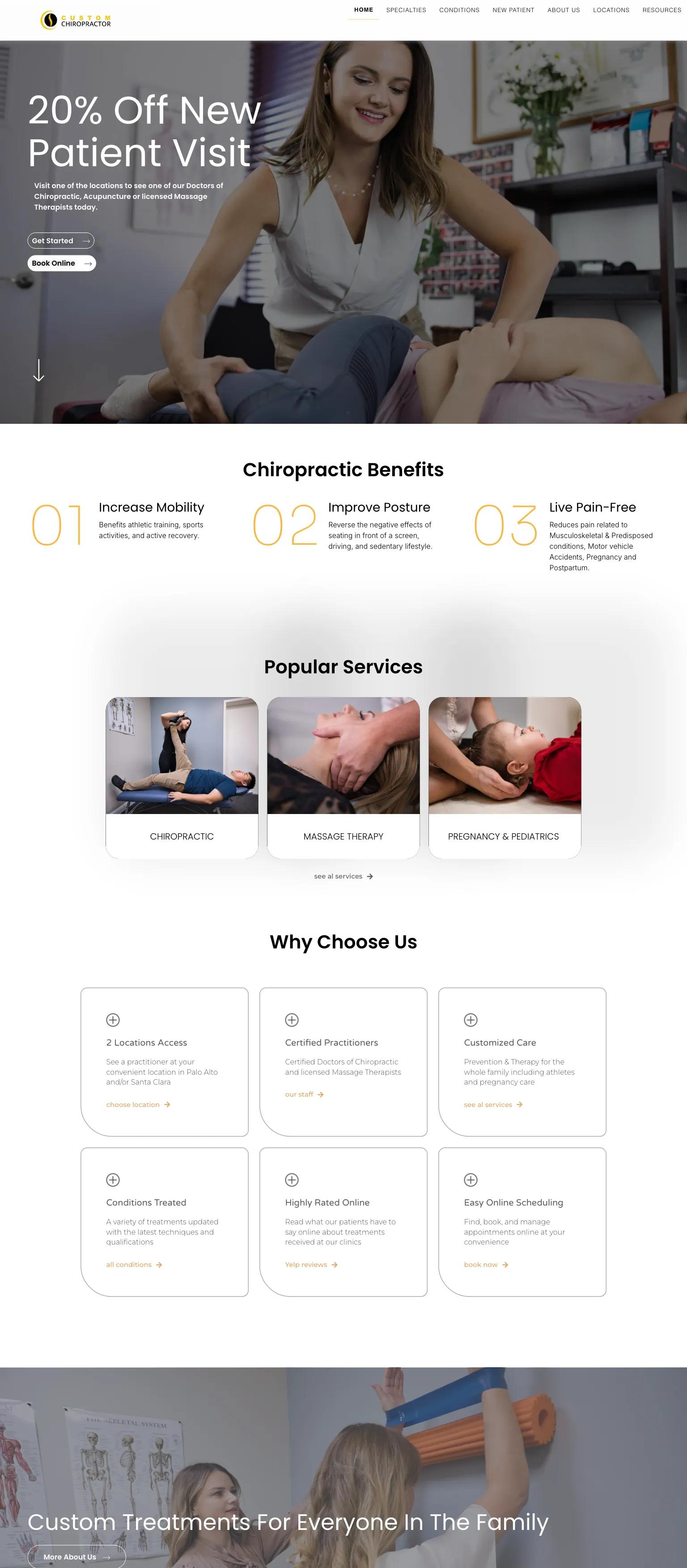 Custom Chiropractor screenshot