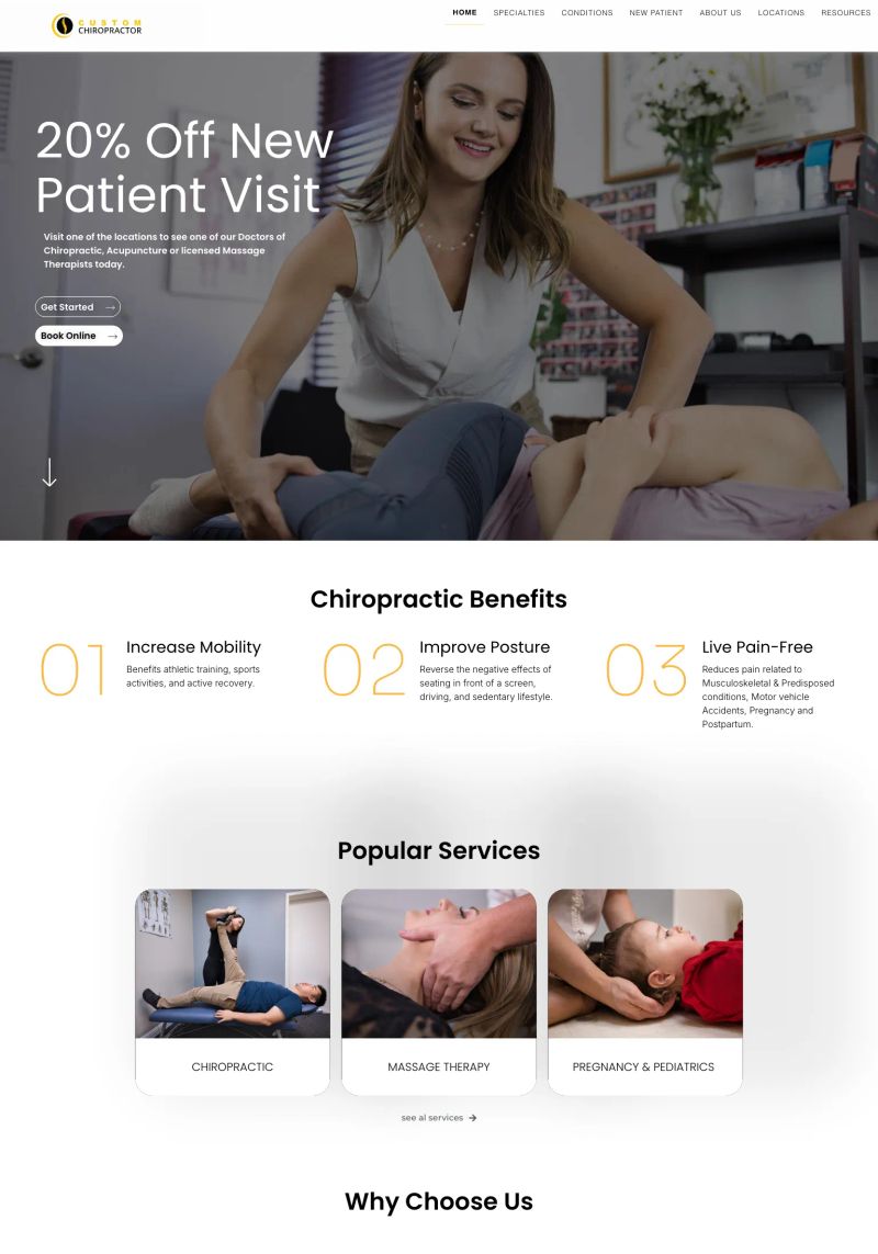Custom Chiropractor screenshot