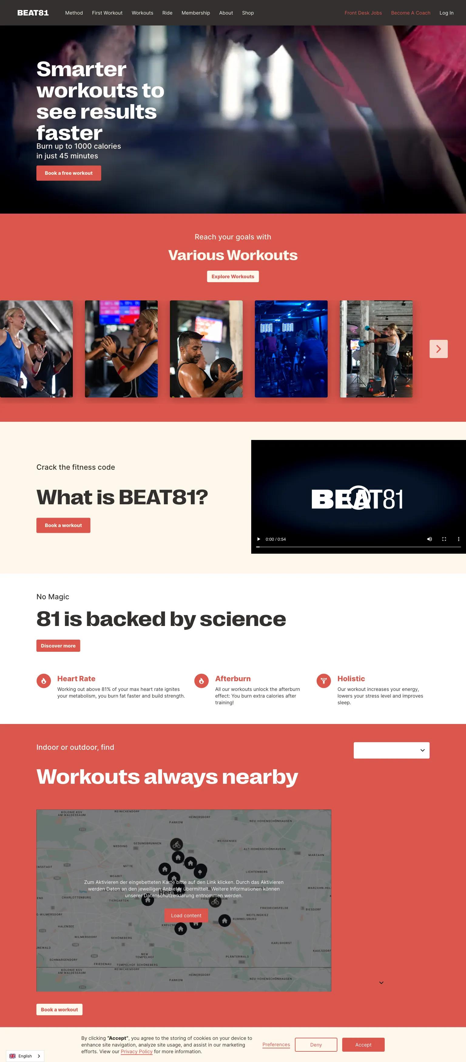 BEAT81 (Group Fitness) screenshot