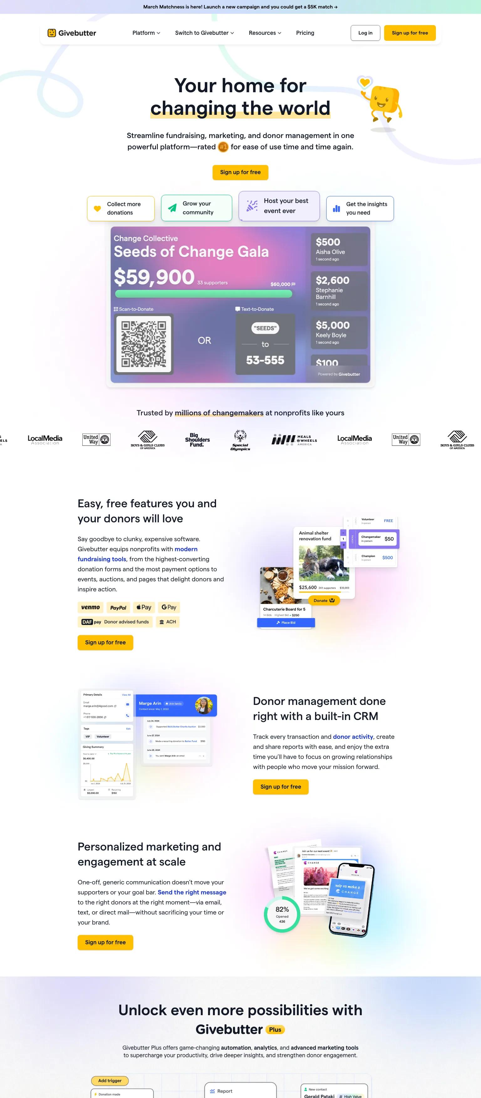 Givebutter screenshot