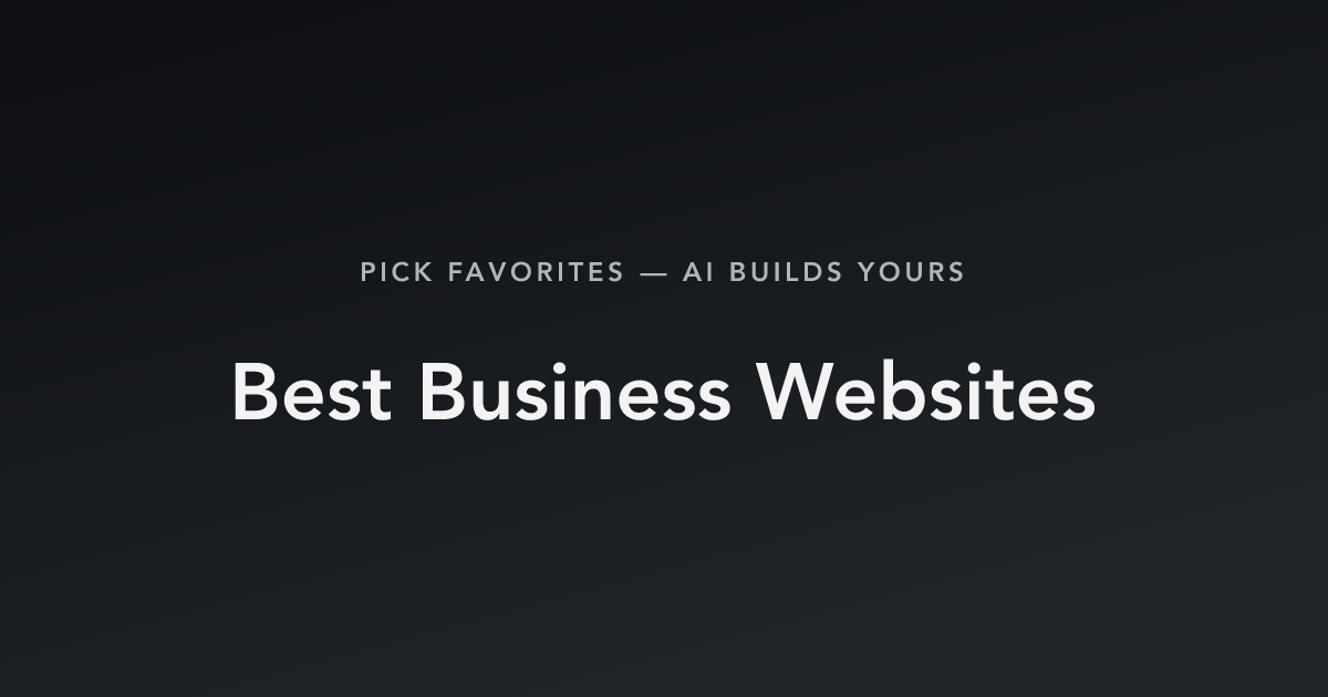Best Business Websites with count