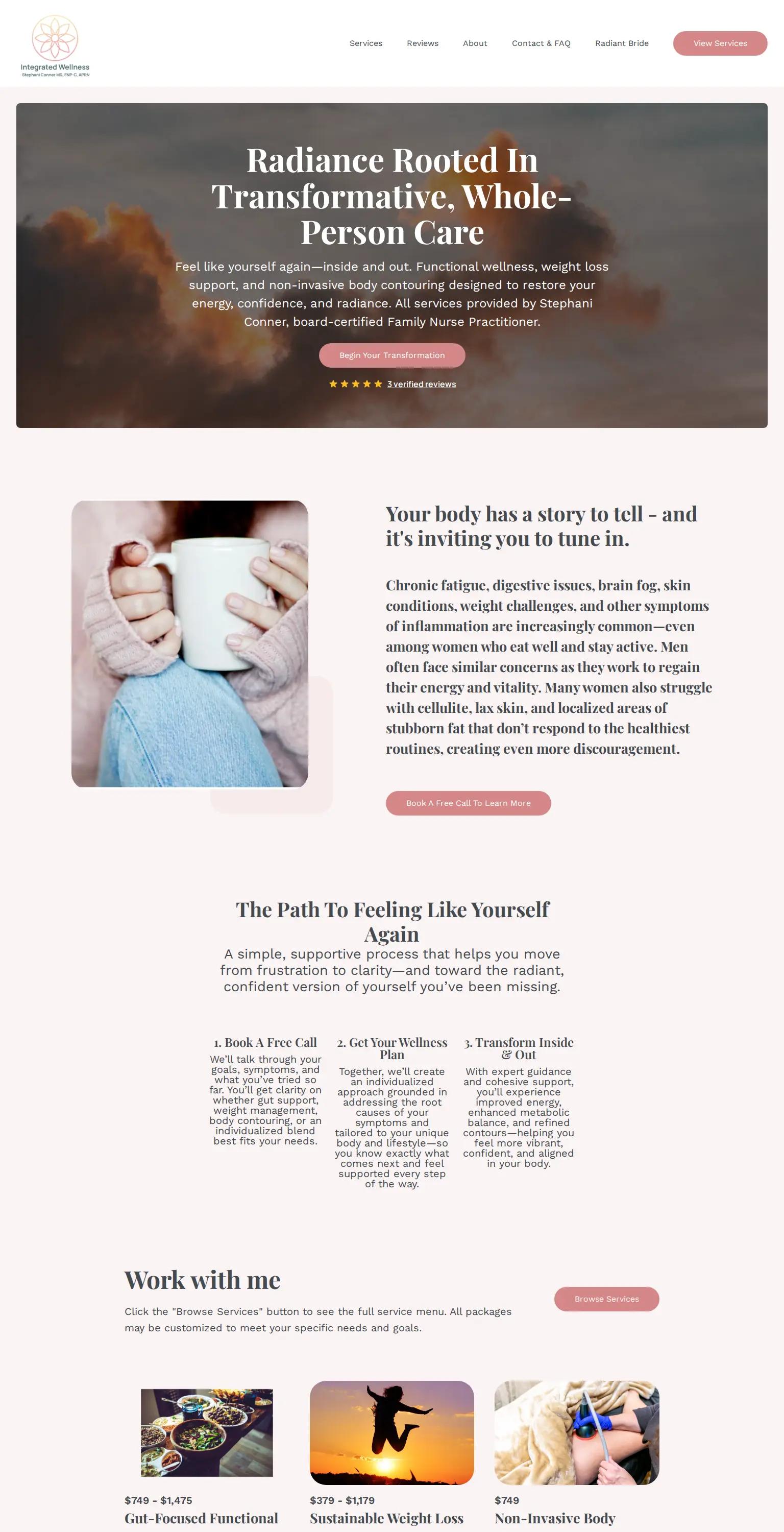 integrated wellness screenshot
